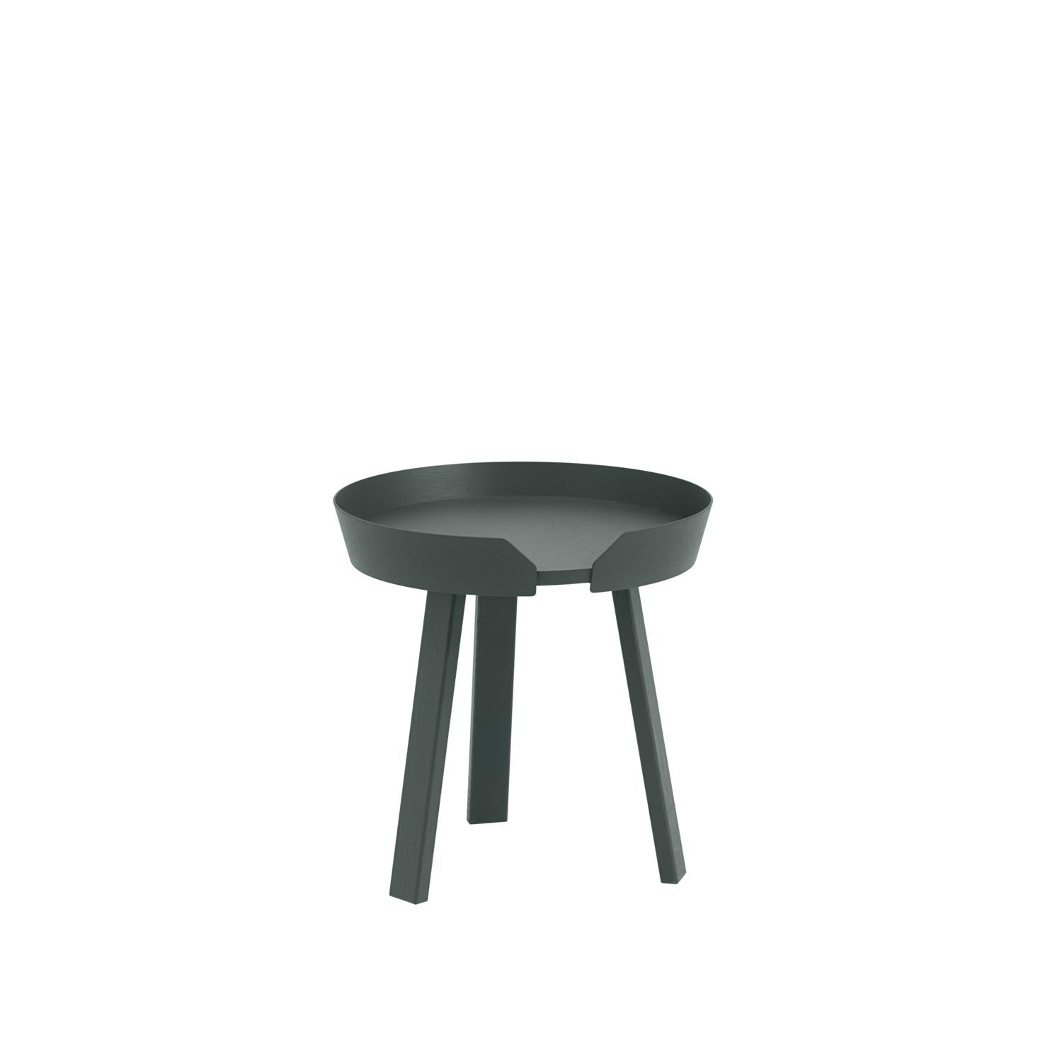 Muuto autour de la table basse Ø 45 cm, vert foncé