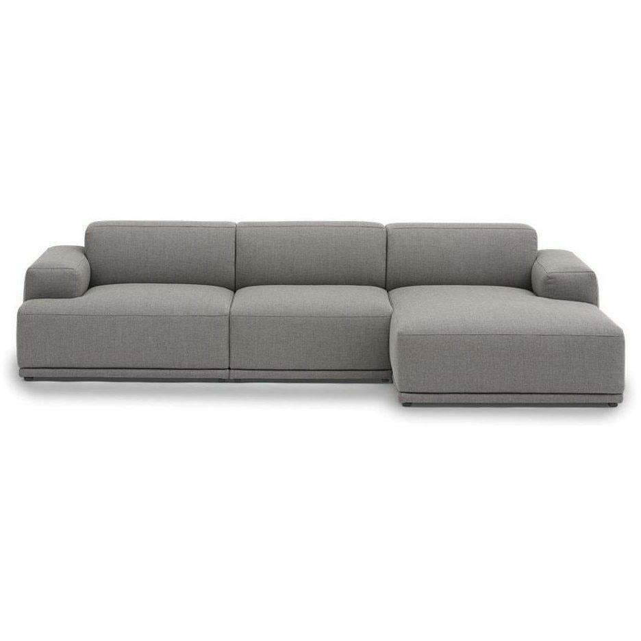 [product_category]-Muuto Connect Soft Modular 3 Seater Sofa Configuration 2, Grey (Re Wool 128)-Muuto-96020-MUU-1