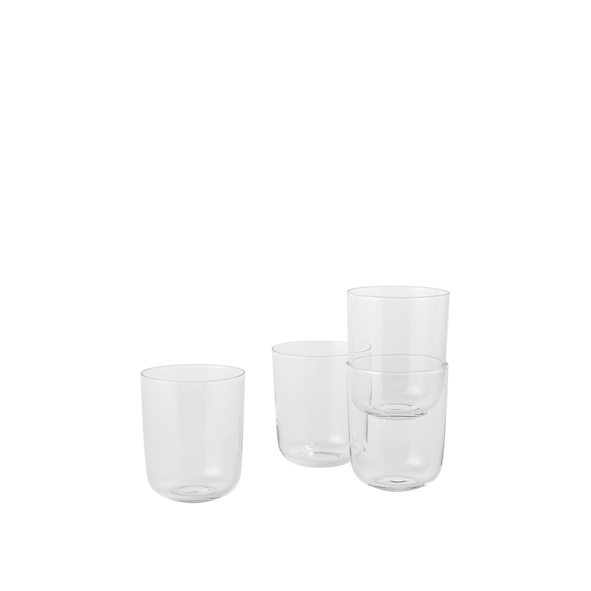 Muuto Corky Glass Set Large, transparent, 4 PCS.