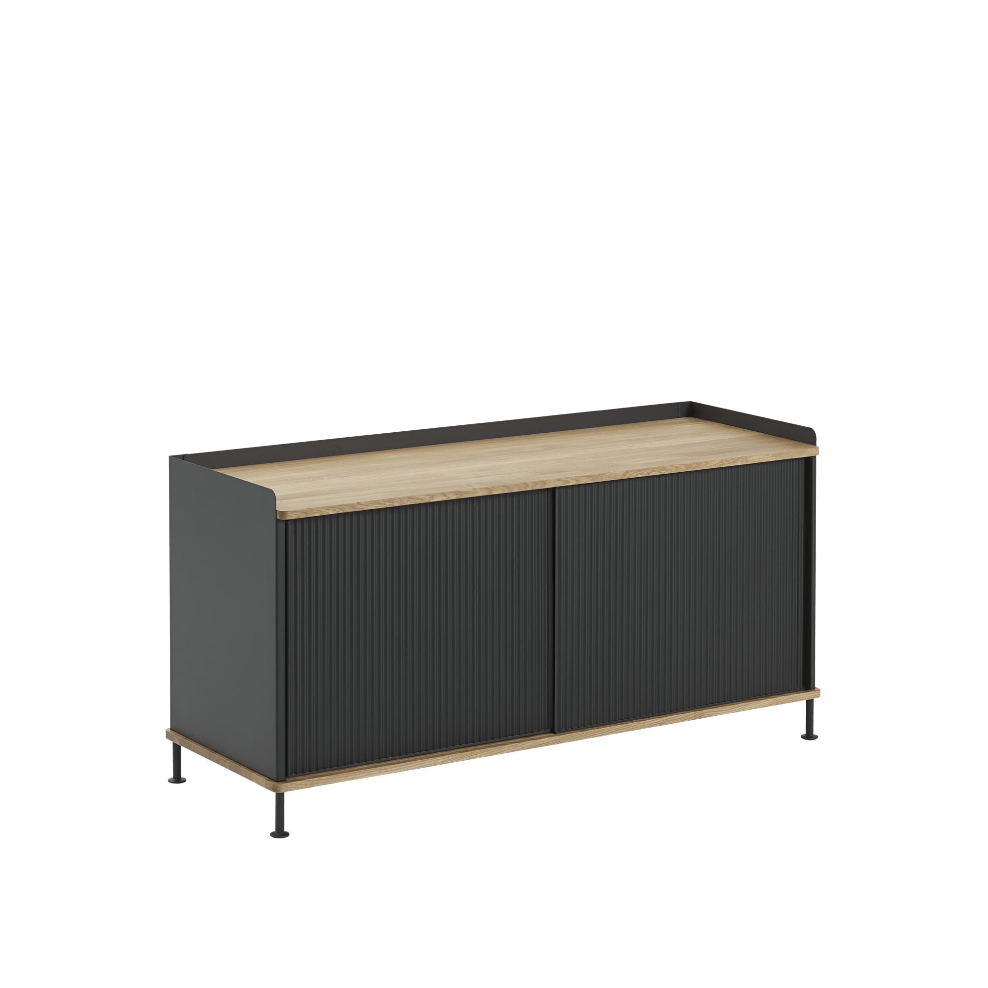 Muuto Enfold Cabinet Deep, chêne / noir