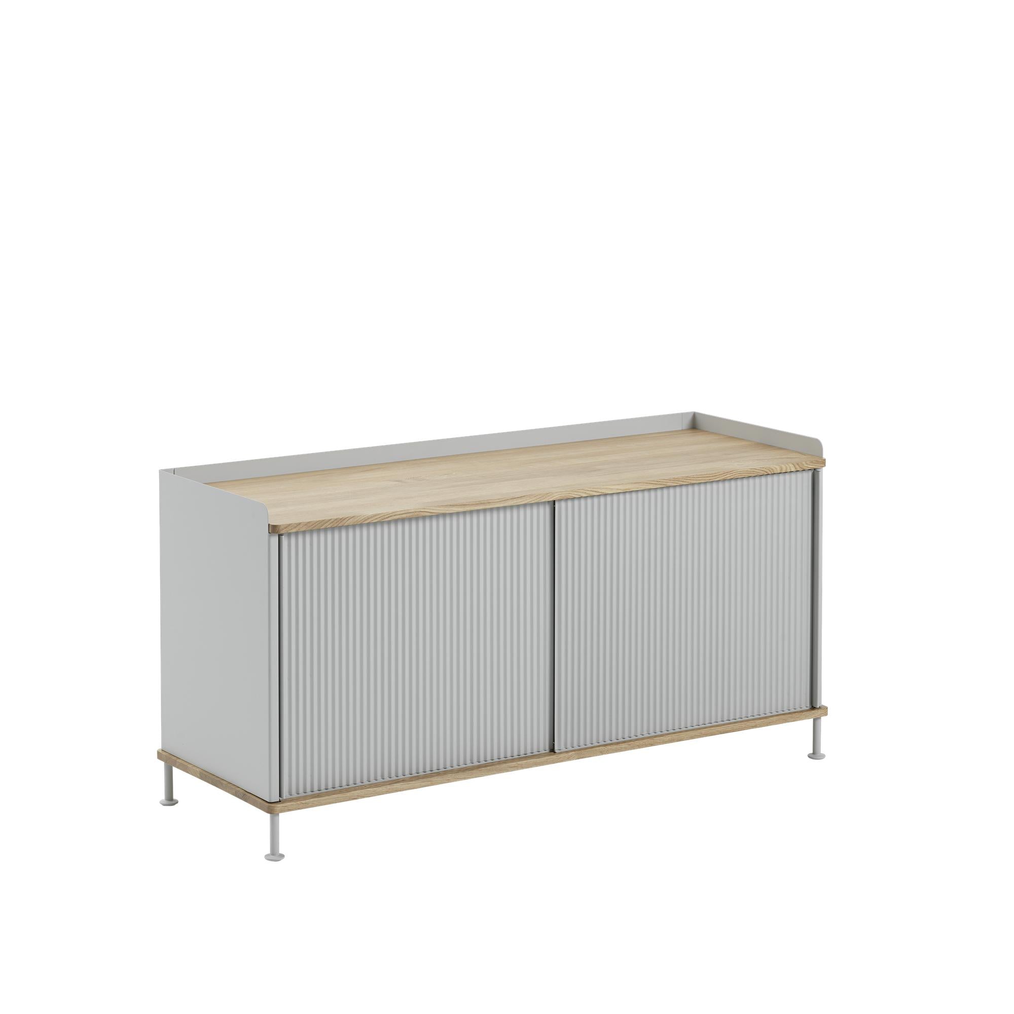 Muuto Enfold Cabinet Deep, chêne / gris