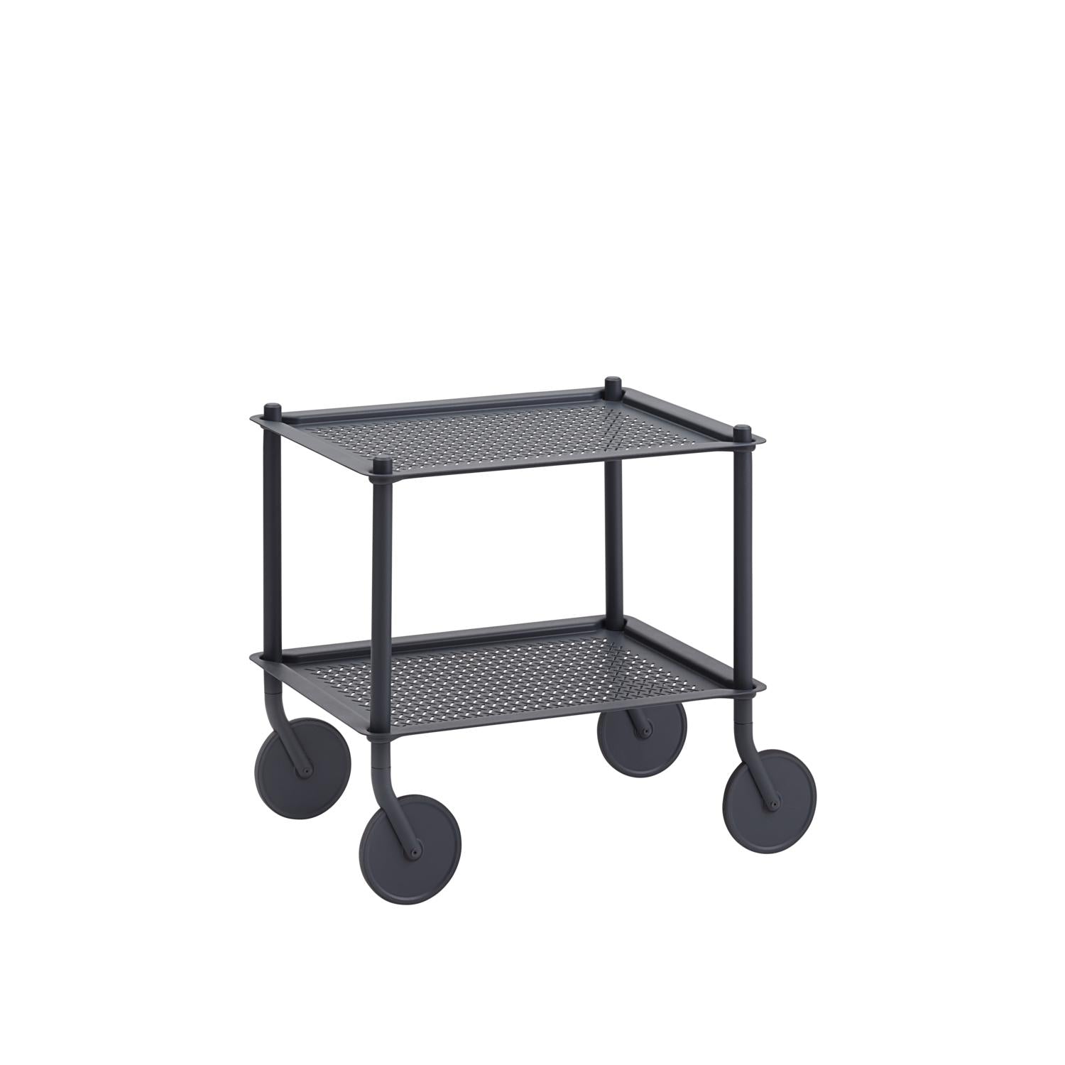 Muuto Flow Trolley 2 Layer, bleu / gris