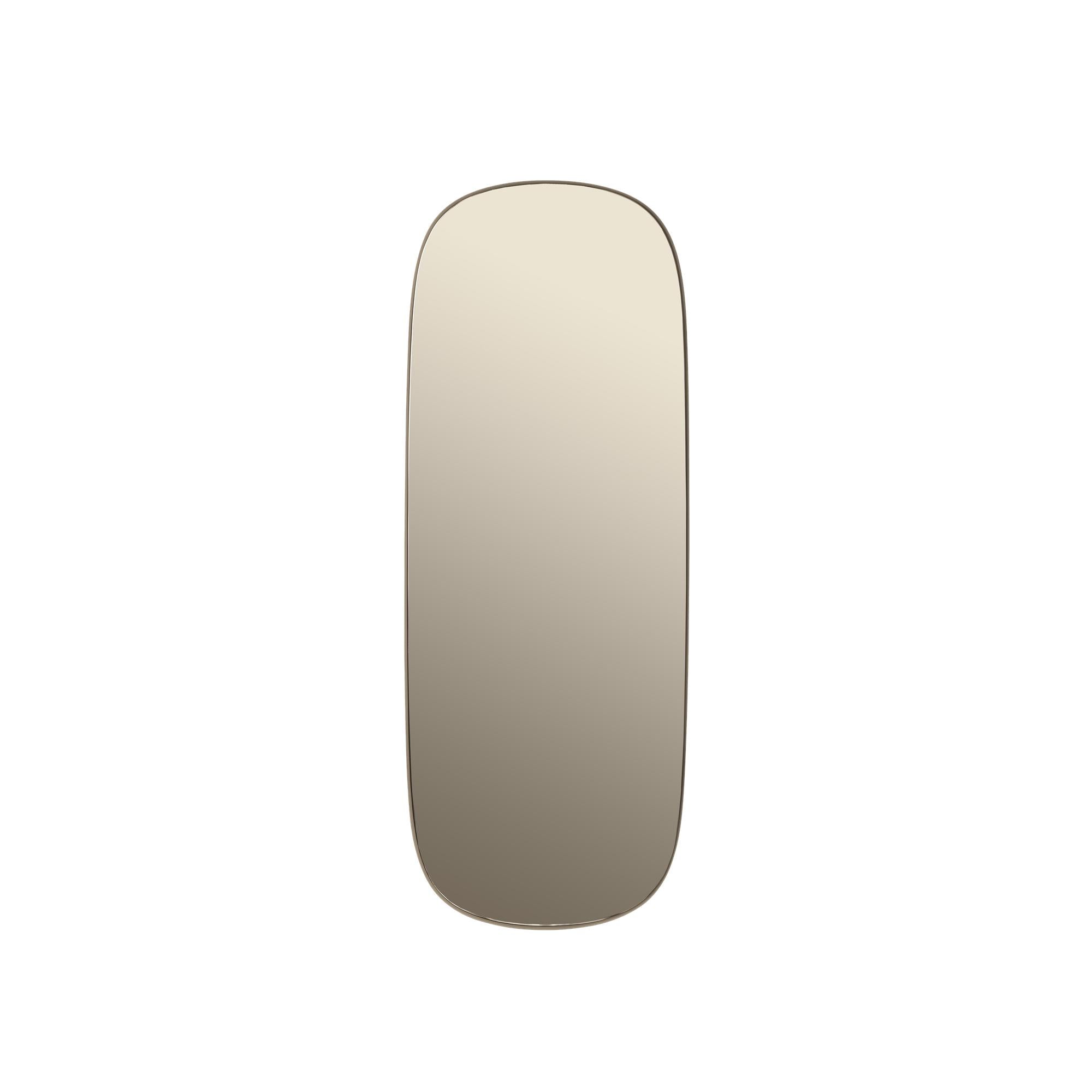 Mirror à encadré muuto grand, taupe