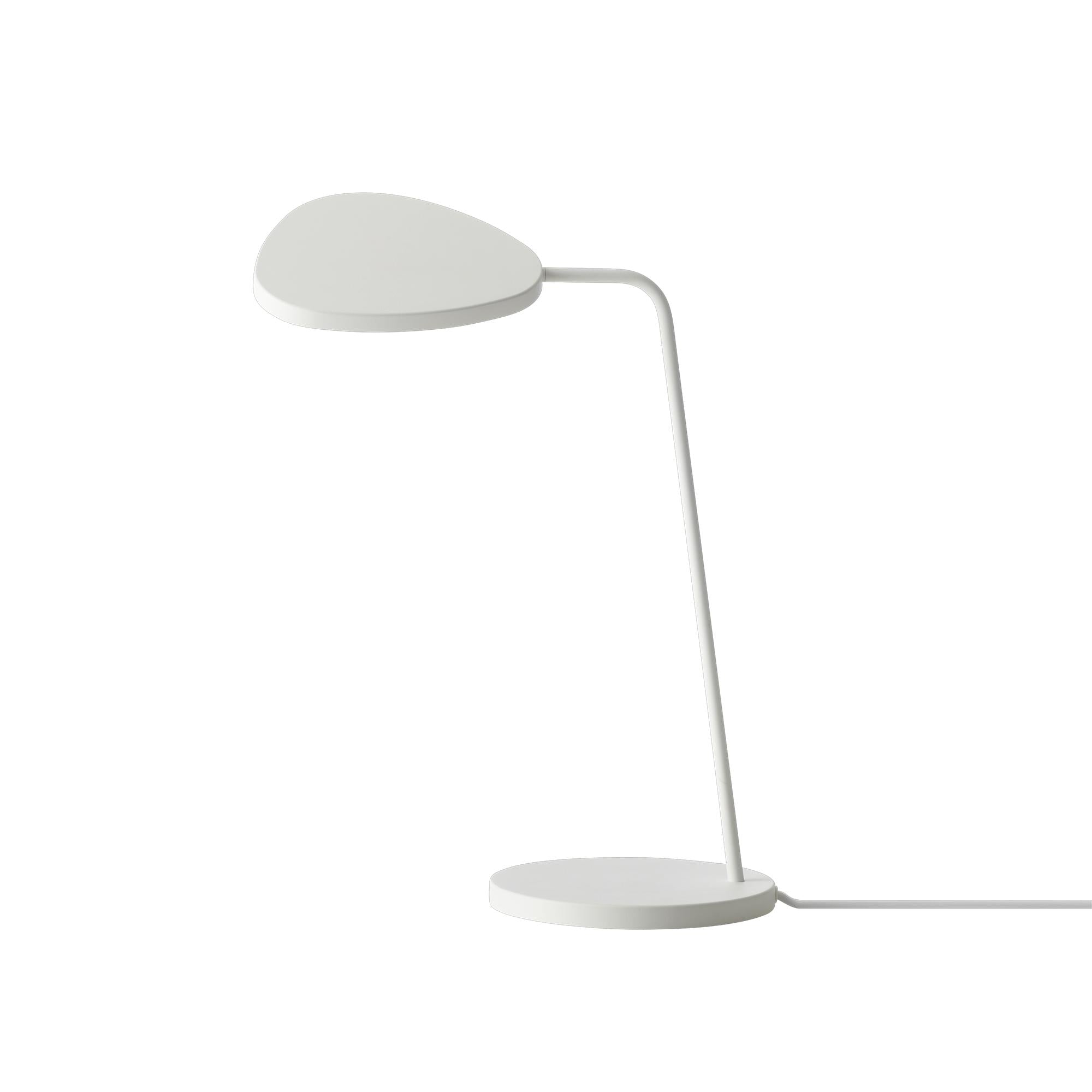 Muuto Blatttischlampe, weiß