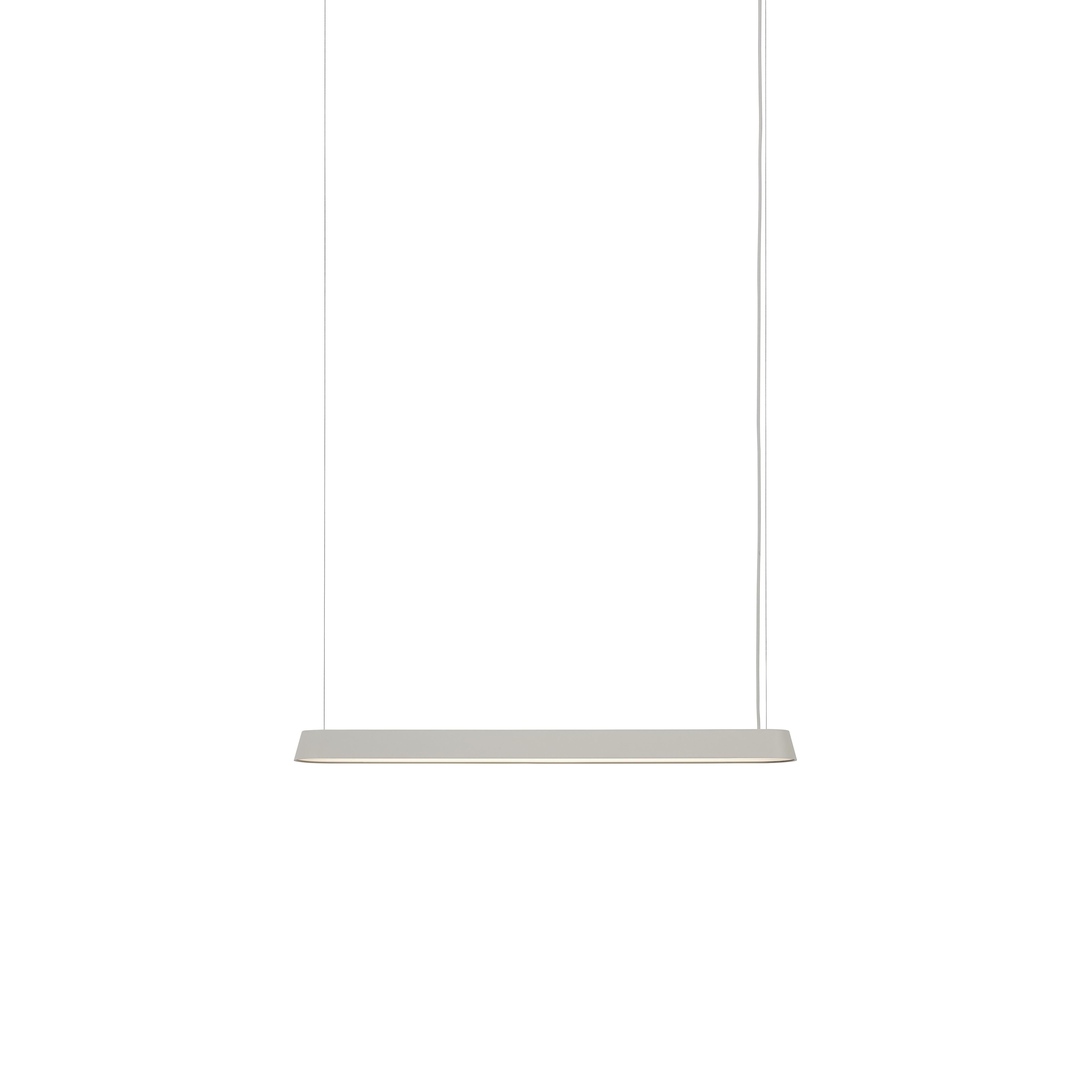 Muuto lineaire suspensielamp 87 cm, grijs