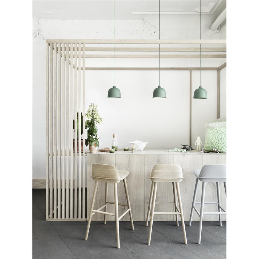 Silla de bar muuto nerd h 65 cm, gris