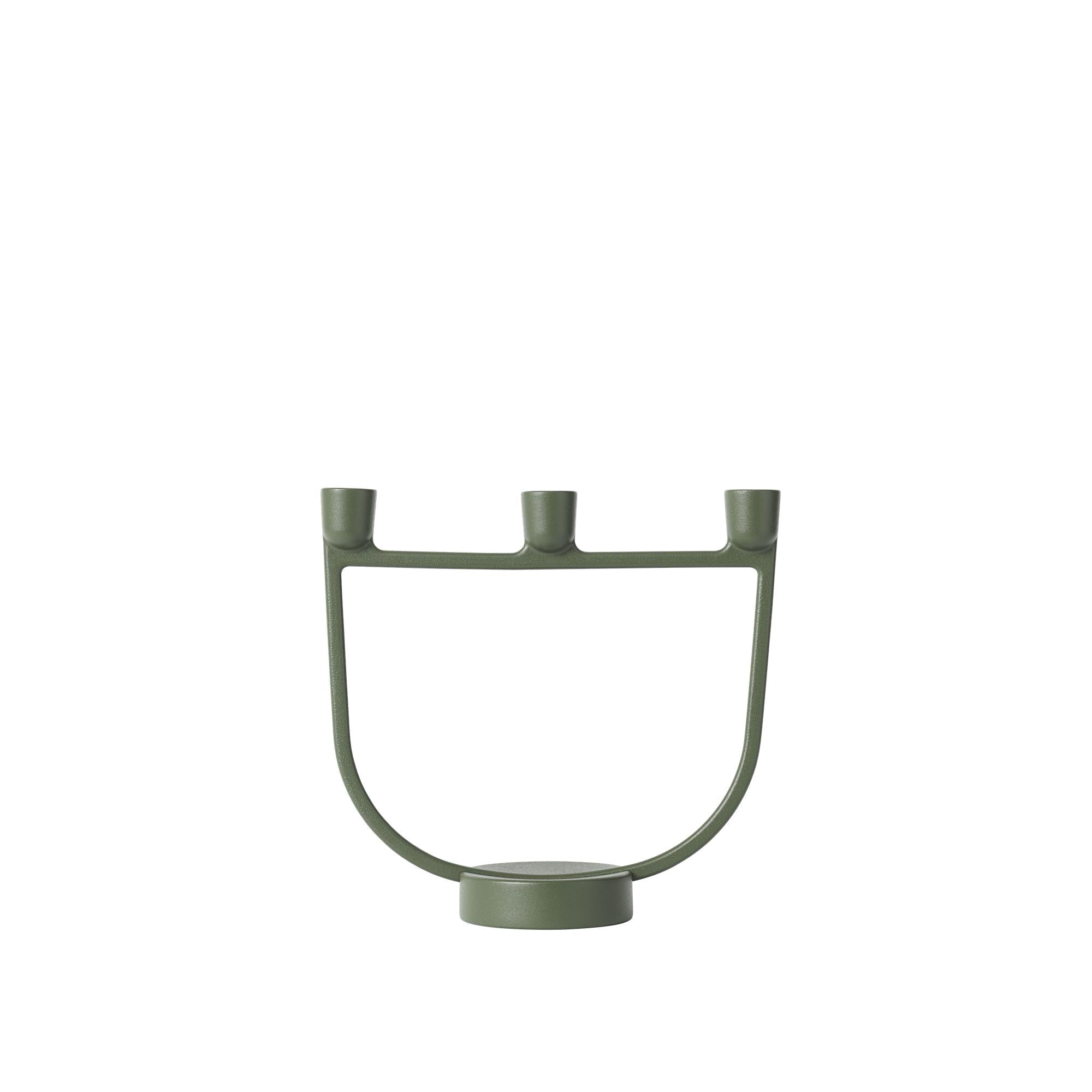 Muuto Open Candelabra Candlestick, Green