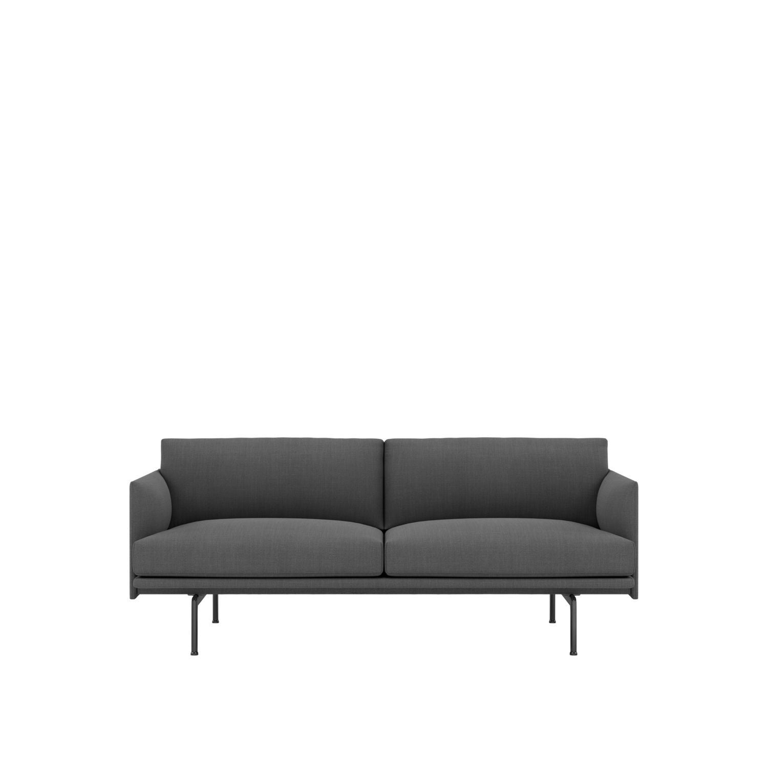 Muuto Outline SOFA 2 plazas, tela, remix 163