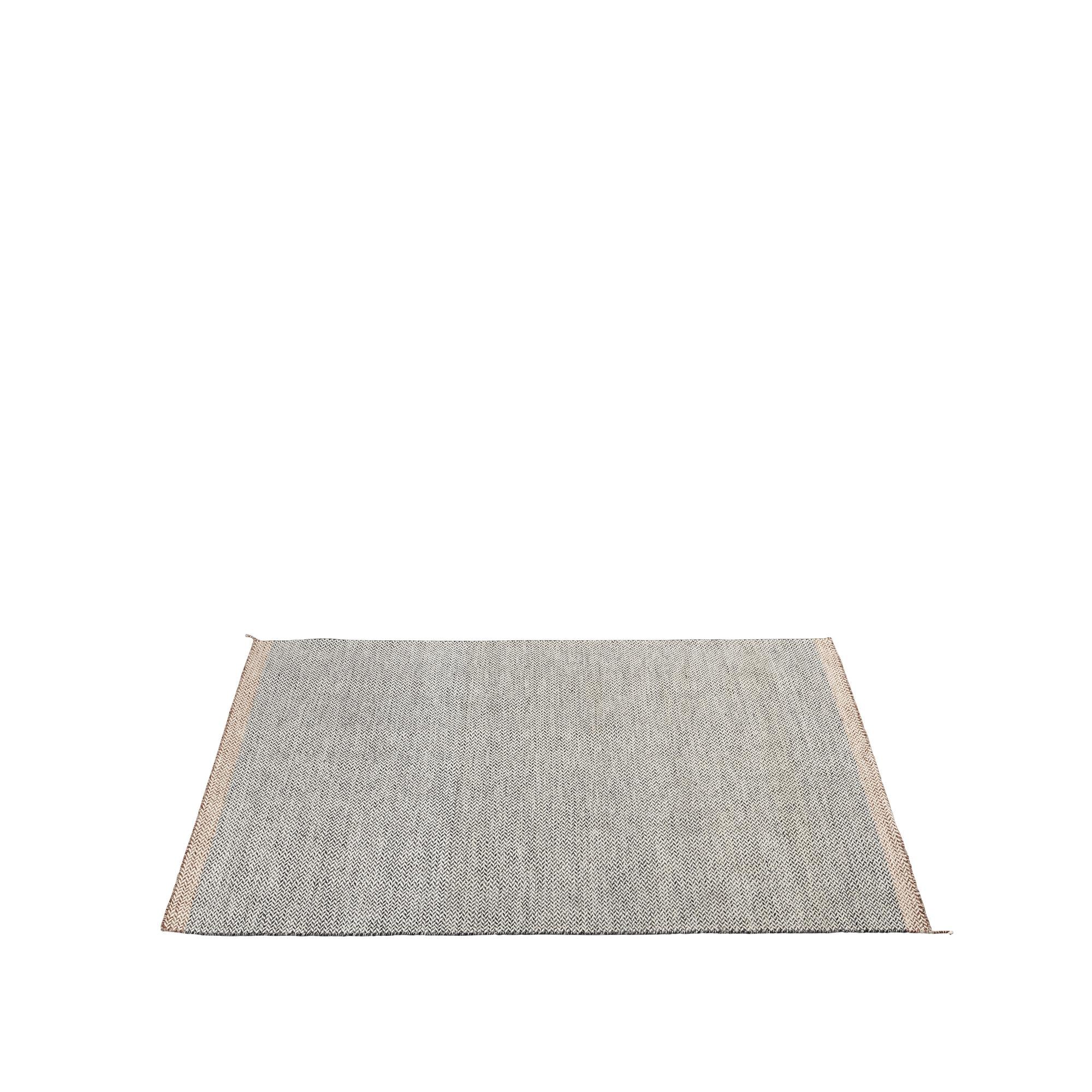 MUUTO PLY RAGN 170 x240 cm, noir / blanc