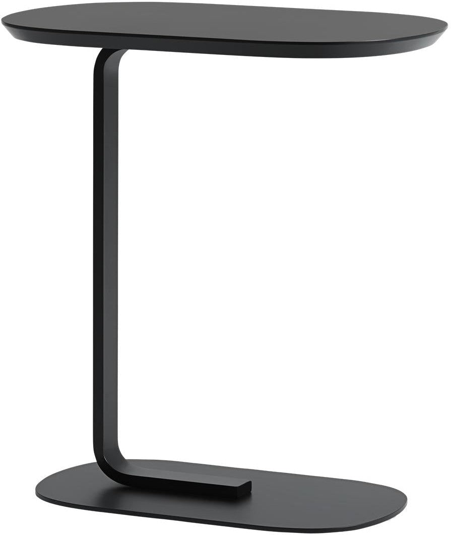 Muuto relata la mesa lateral, negro