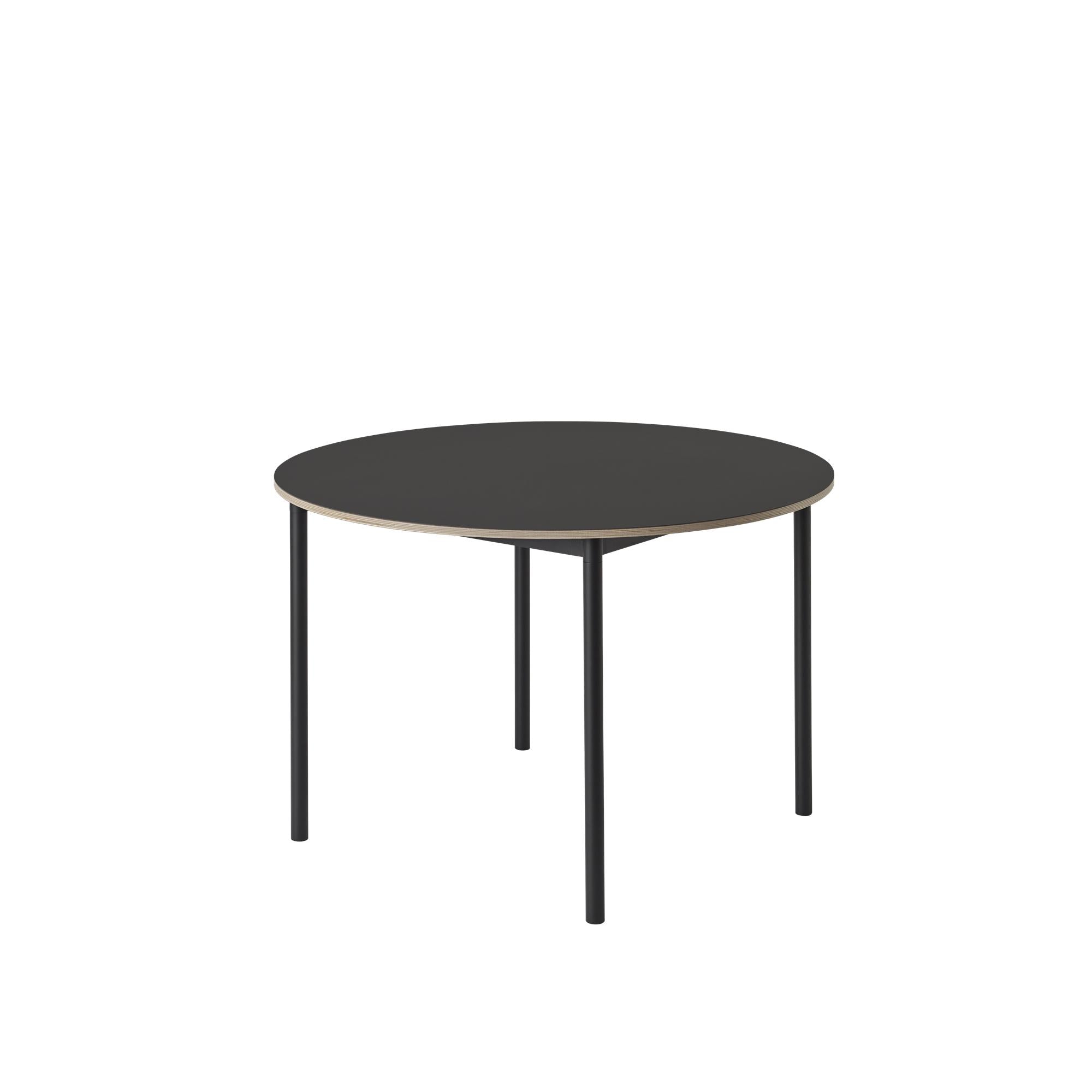 Muuto Round Basistisch, schwarz