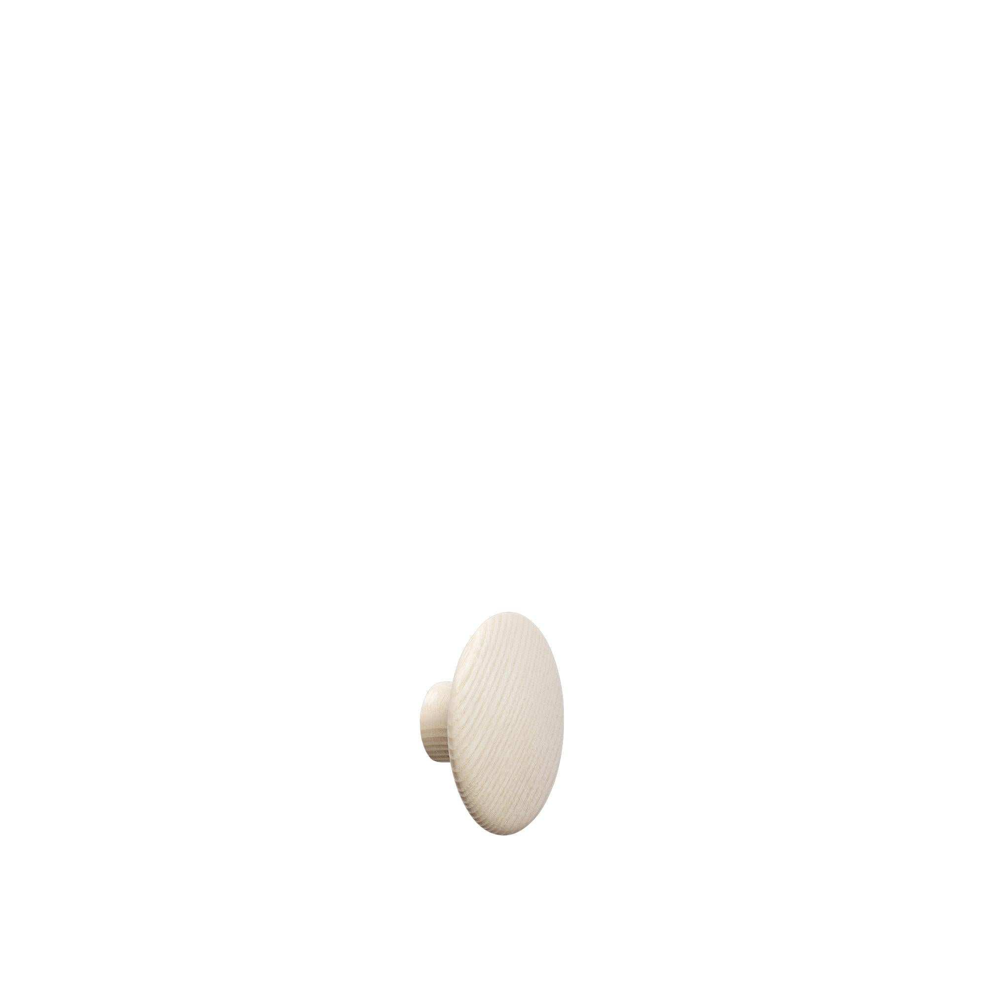 Muuto The Dots Hook Wood Ash Wood ø 17 Cm, Ash