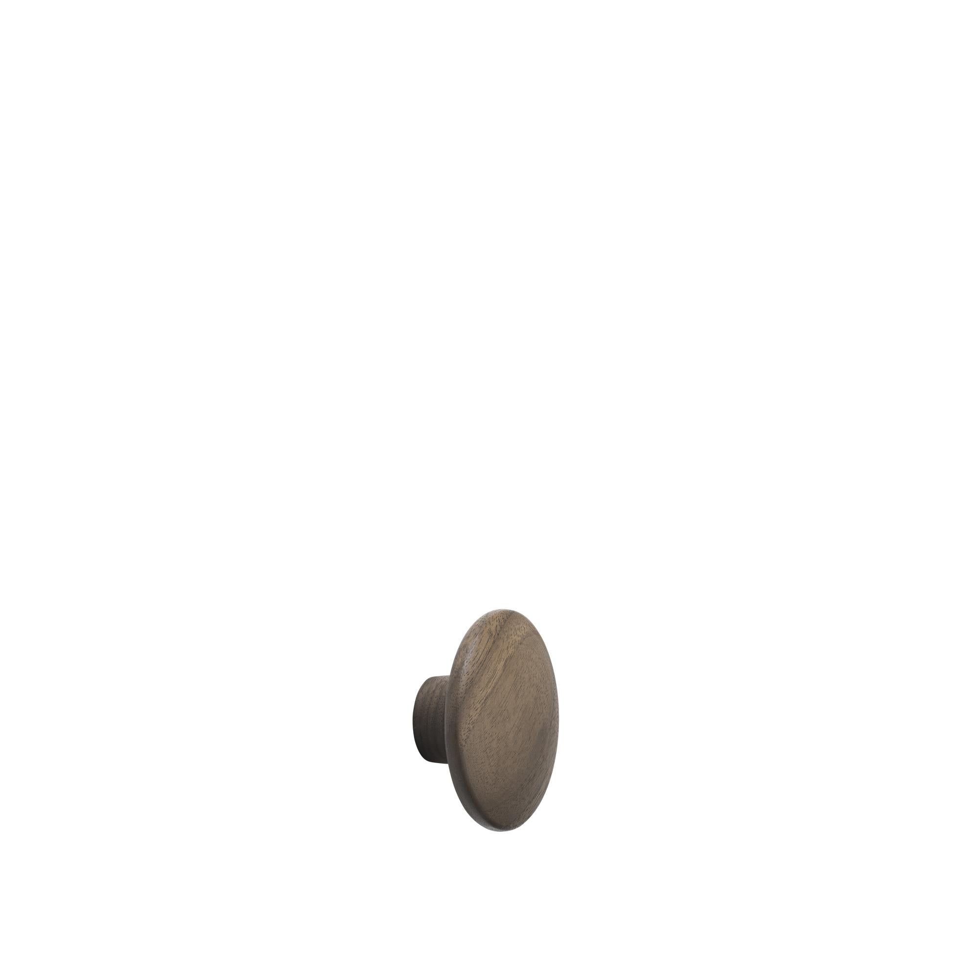 [product_category]-Muuto The Dots Hook Wood Walnut Wood ø 17 Cm, Walnut-Muuto-5710562032979-03297-MUU-1