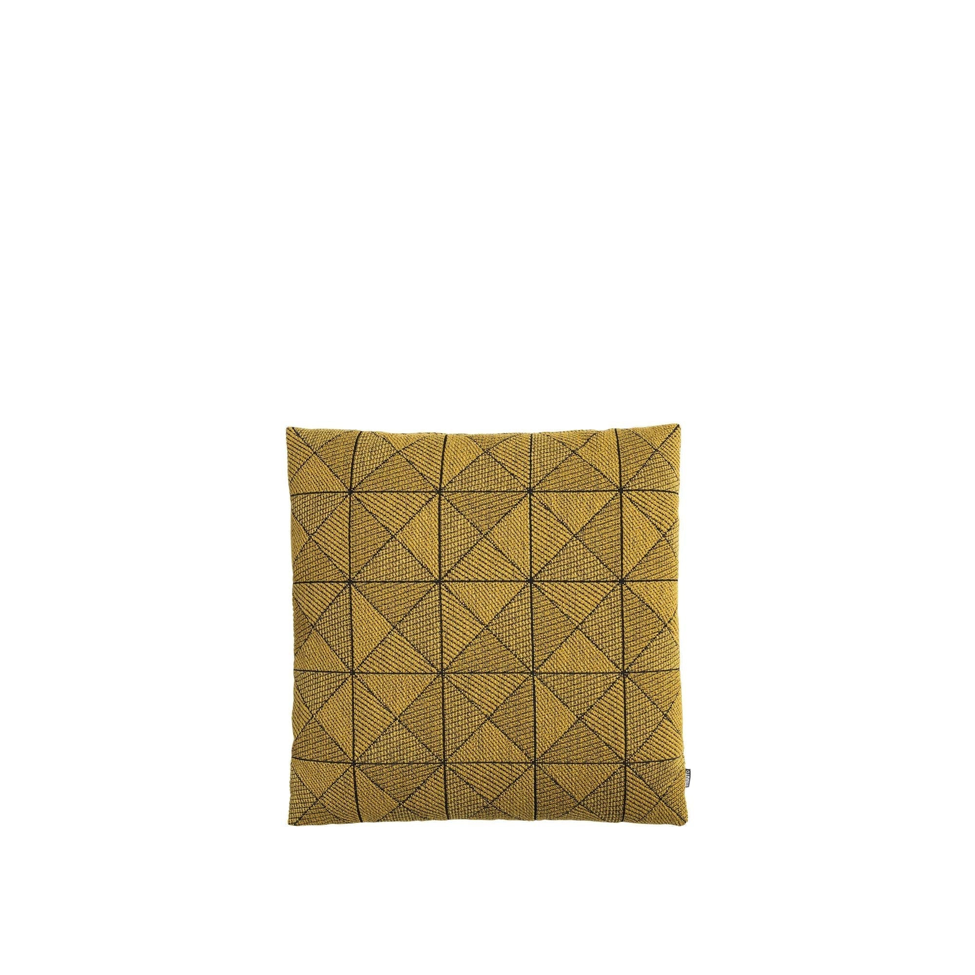 Coussin de tuiles muuto, jaune