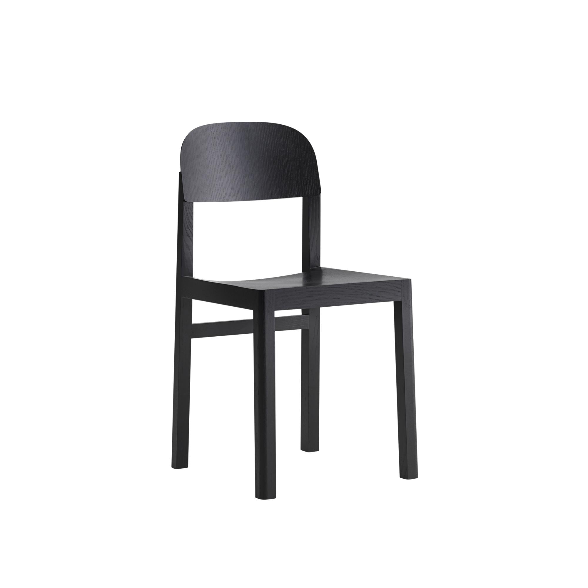 Silla de taller de muuto, negro