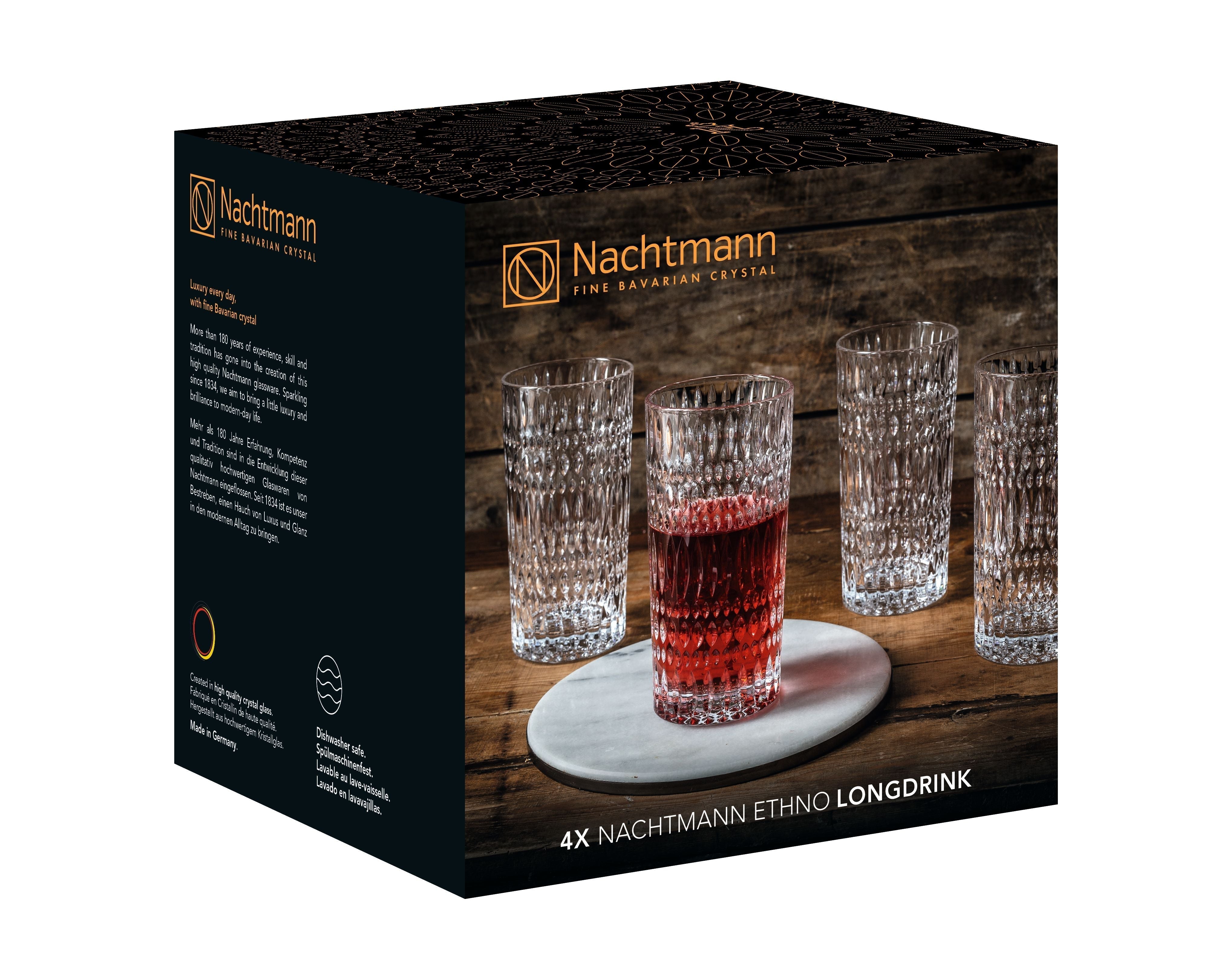 [product_category]-Nachtmann Ethno Long Drink Glass 434 Ml, Set Of 4-Nachtmann-4003762294195-104250-NAC-3