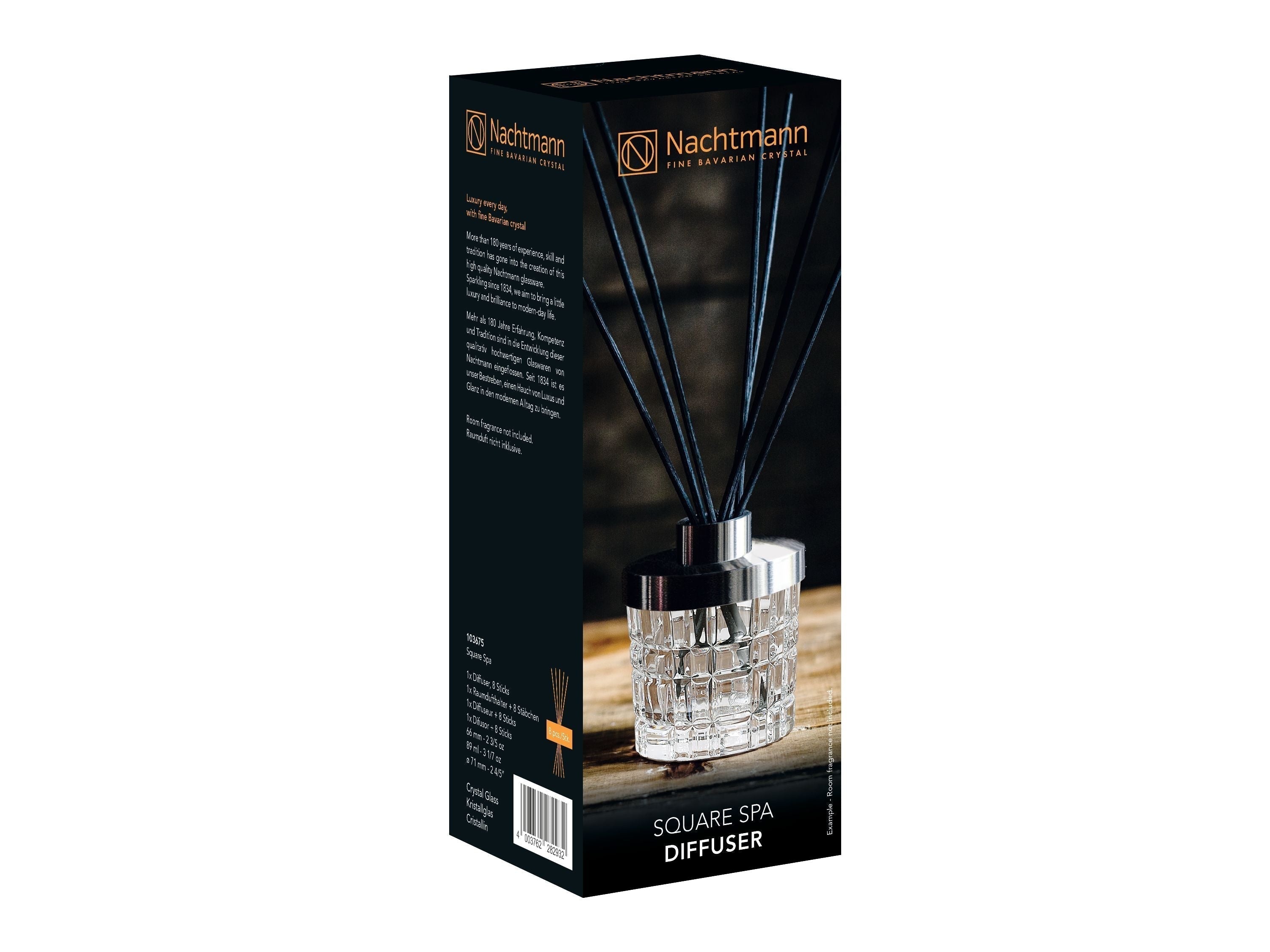 [product_category]-Nachtmann Spa Square Room Fragrance Holder With 8 Sticks-Nachtmann-4003762282932-103675-NAC-2