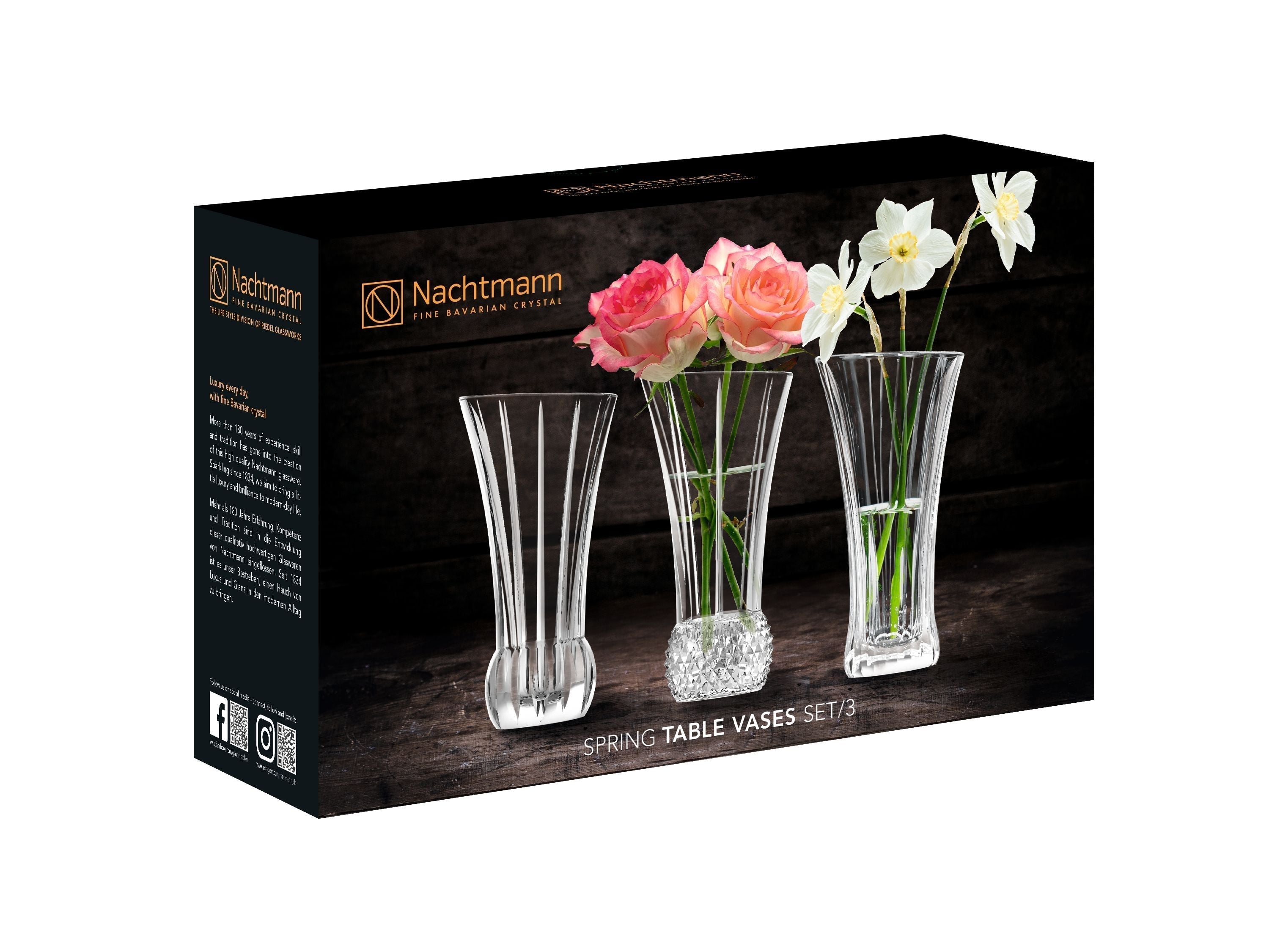 [product_category]-Nachtmann Spring Table Vases, Set Of 3-Nachtmann-4003762280501-103242-NAC-4