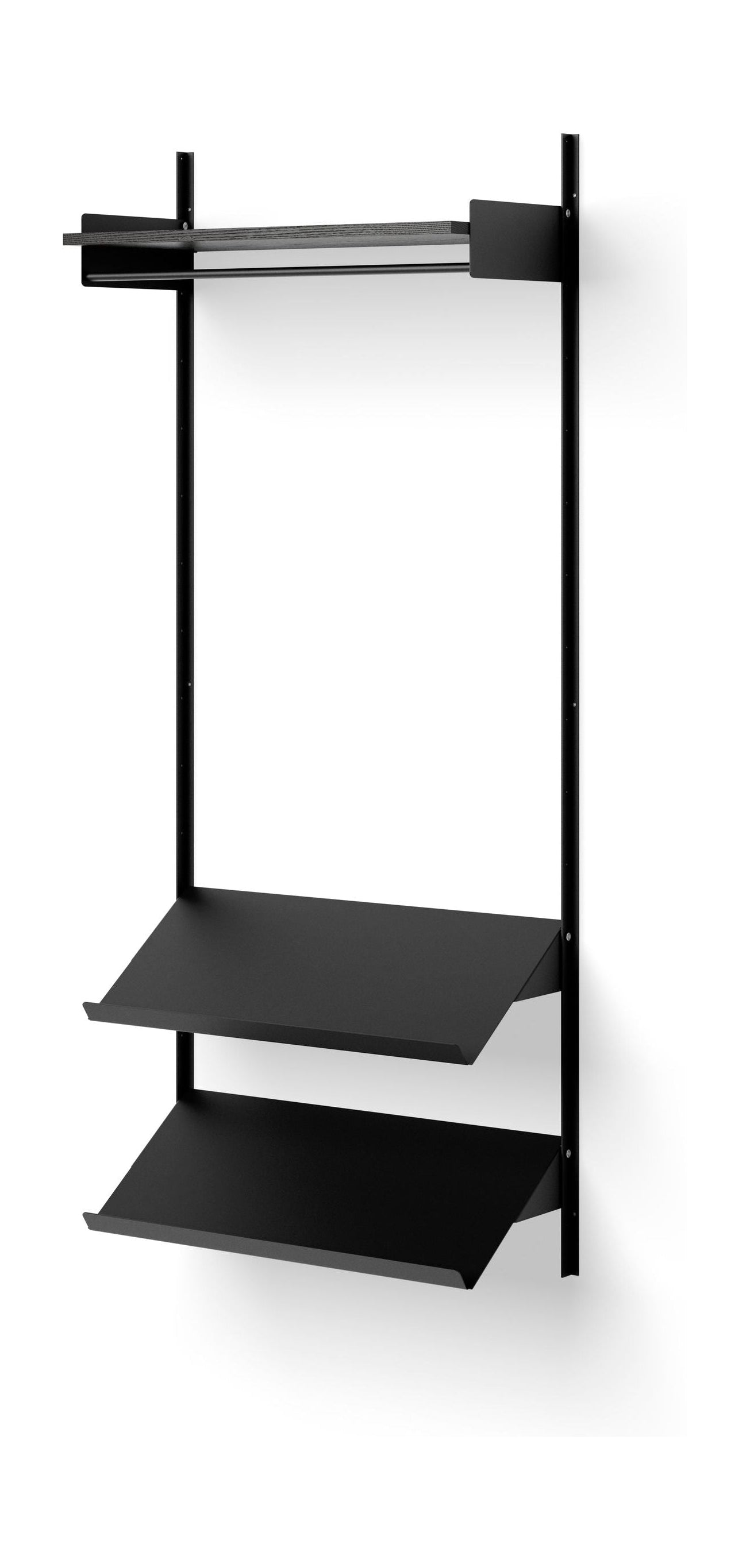 [product_category]-New Works Wardrobe Shelf 1, Black Ash/Black-New Works-5712826419717-41971-NEW-1