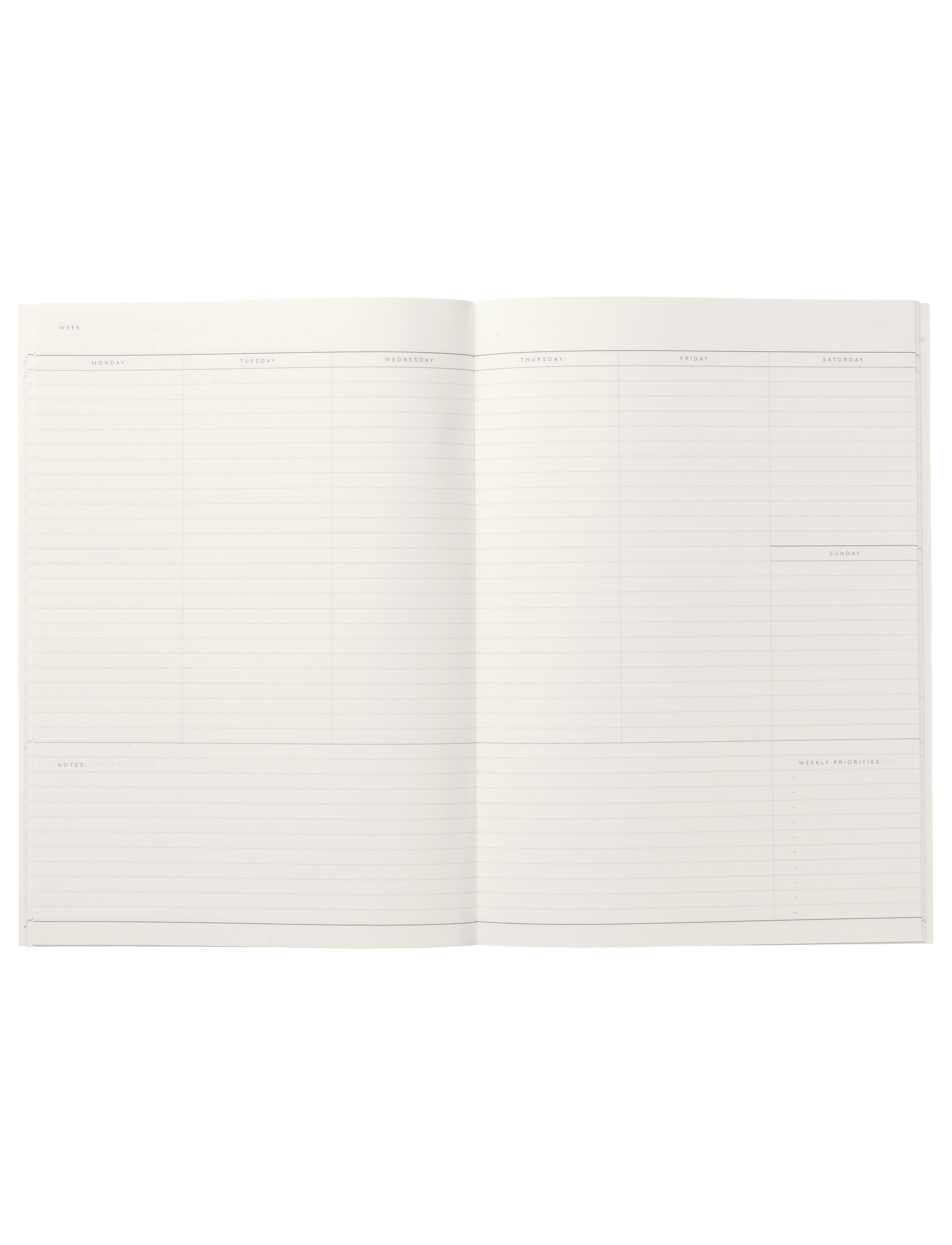 [product_category]-Notem Studio Milo Weekly Planner Book, Dark Green-Notem Studio-5713990000626-0403007-NOT-2