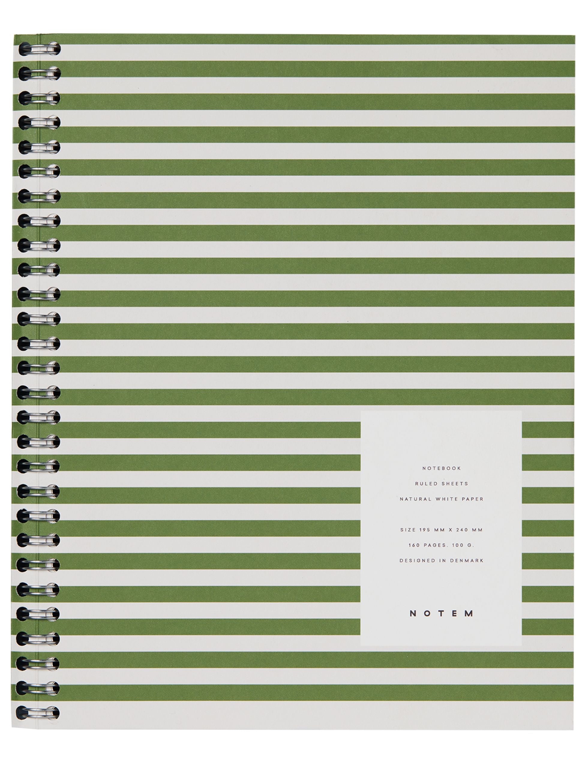 [product_category]-Notem Studio Nela Notebook Large, Green-Notem Studio-5713990000879-1001002-NOT-1