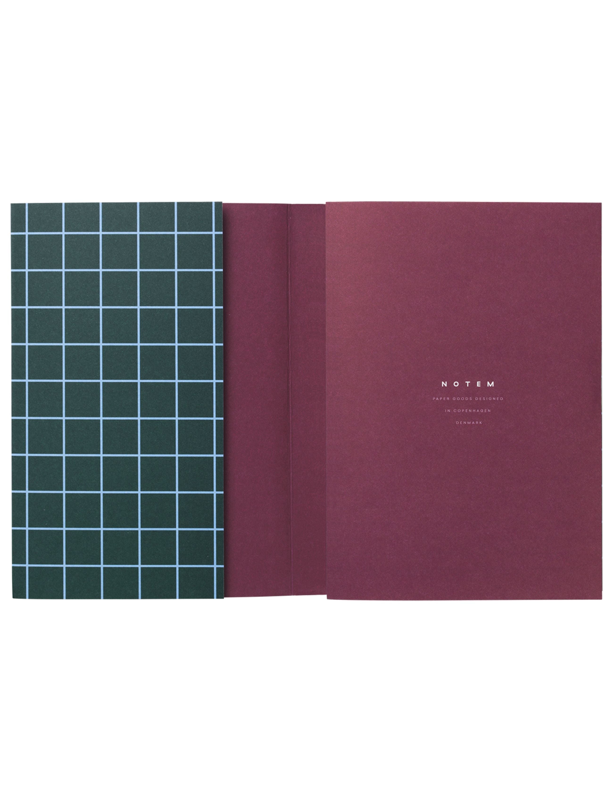 [product_category]-Notem Studio Uma Flat Lay Paper Notebook Small, Dark Green-Notem Studio-5713990000671-0201011-NOT-2