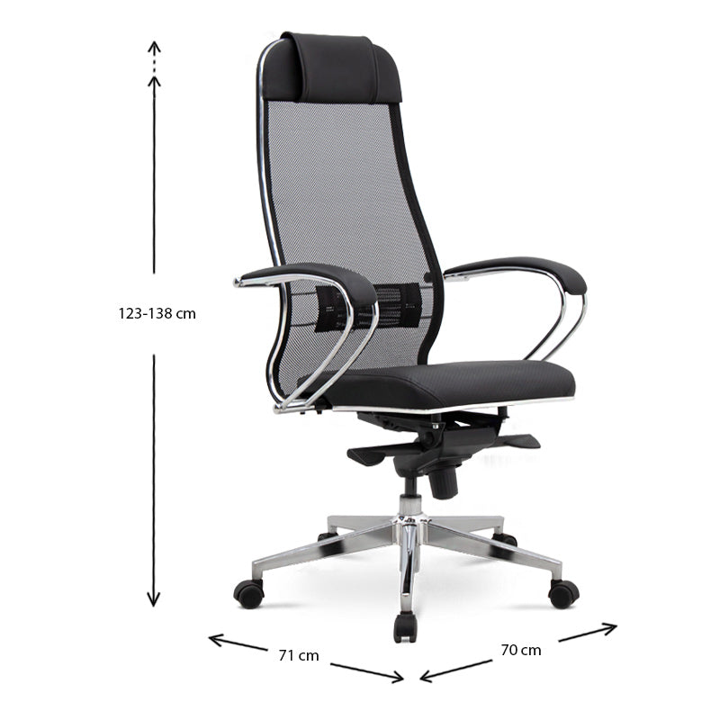 [product_category]-Office Chair CHEF Black-Cyan Bella-RK21064-9