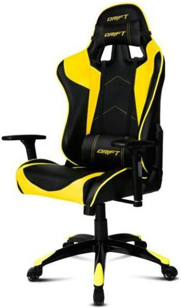 [product_category]-Office Chair DRIFT AGAMPA0124 Yellow Black-Bigbuy-S0204447-1