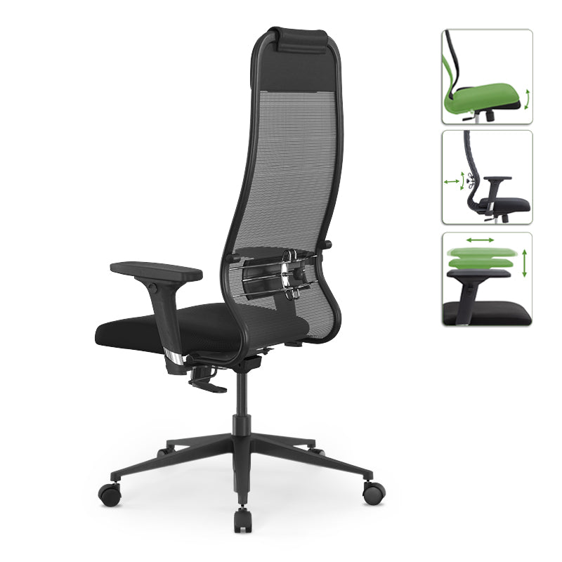 [product_category]-Office Chair HONOLULU Black-Cyan Bella-RK21080-2