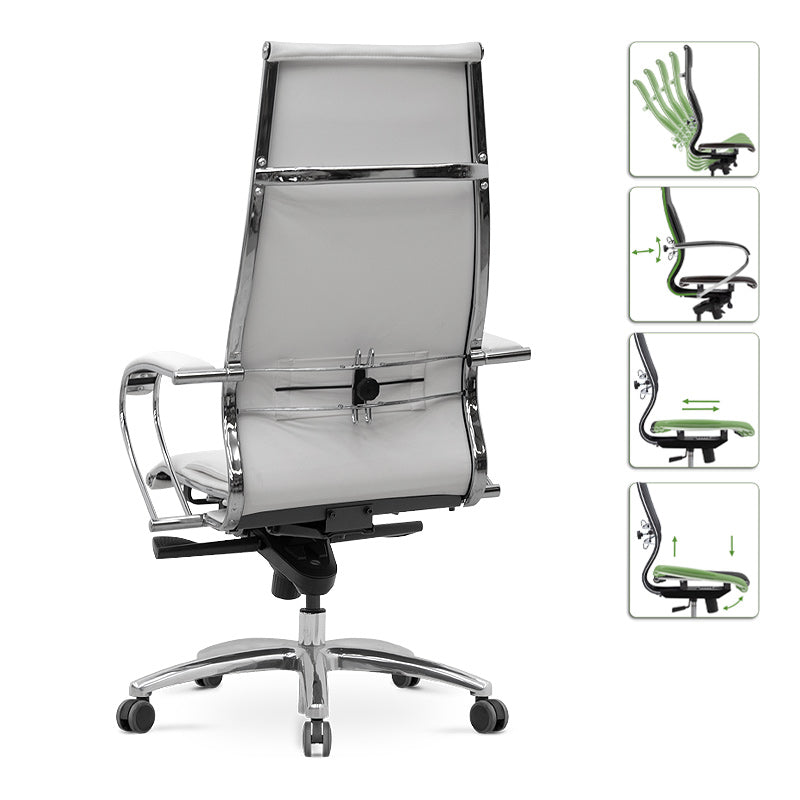 [product_category]-Office Chair LEADER White 70x70x122/134cm-Cyan Bella-RK21075-2