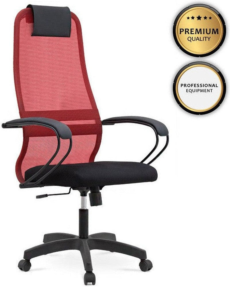 [product_category]-Office Chair SEMPRE Mesh Red/Black-Cyan Bella-RK21048-1