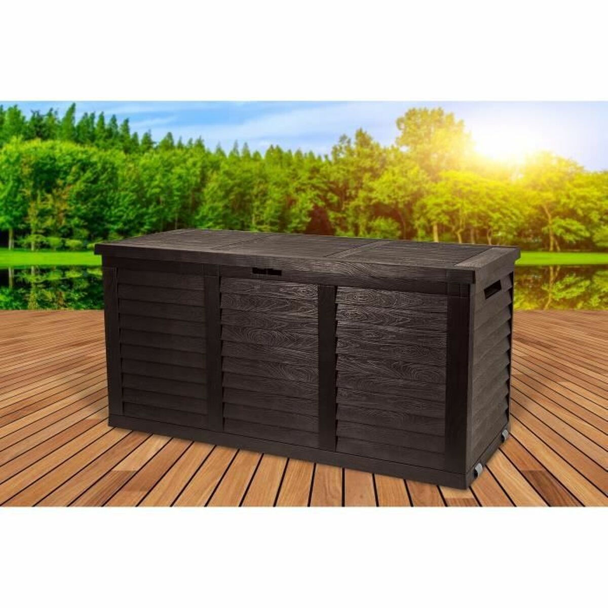 [product_category]-Outdoor Chest TOOD Brown Resin (119 x 52 x 58 cm)-Bigbuy-S7173343-3