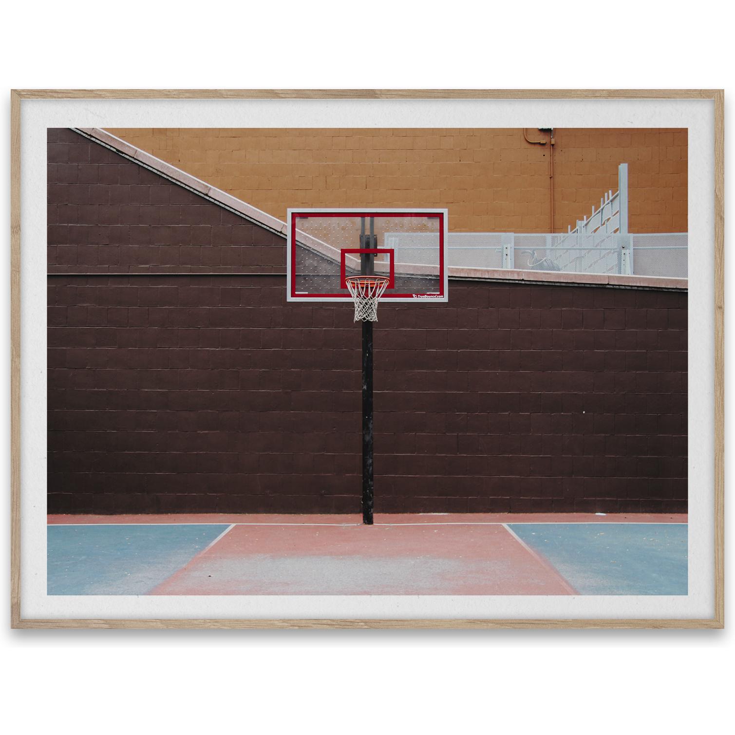 Paper Collective Cities of Basketball 07, póster de Nueva York, 30x40 cm