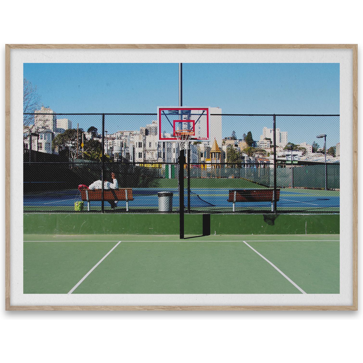 Paper Collective Cities of Basketball 09, San Francisco Affiche, 30x40 cm