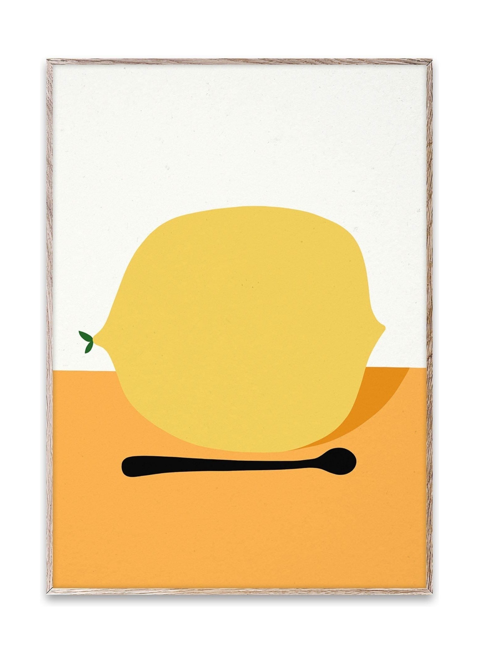 Papirkollektiv citronplakat, 30 x40 cm