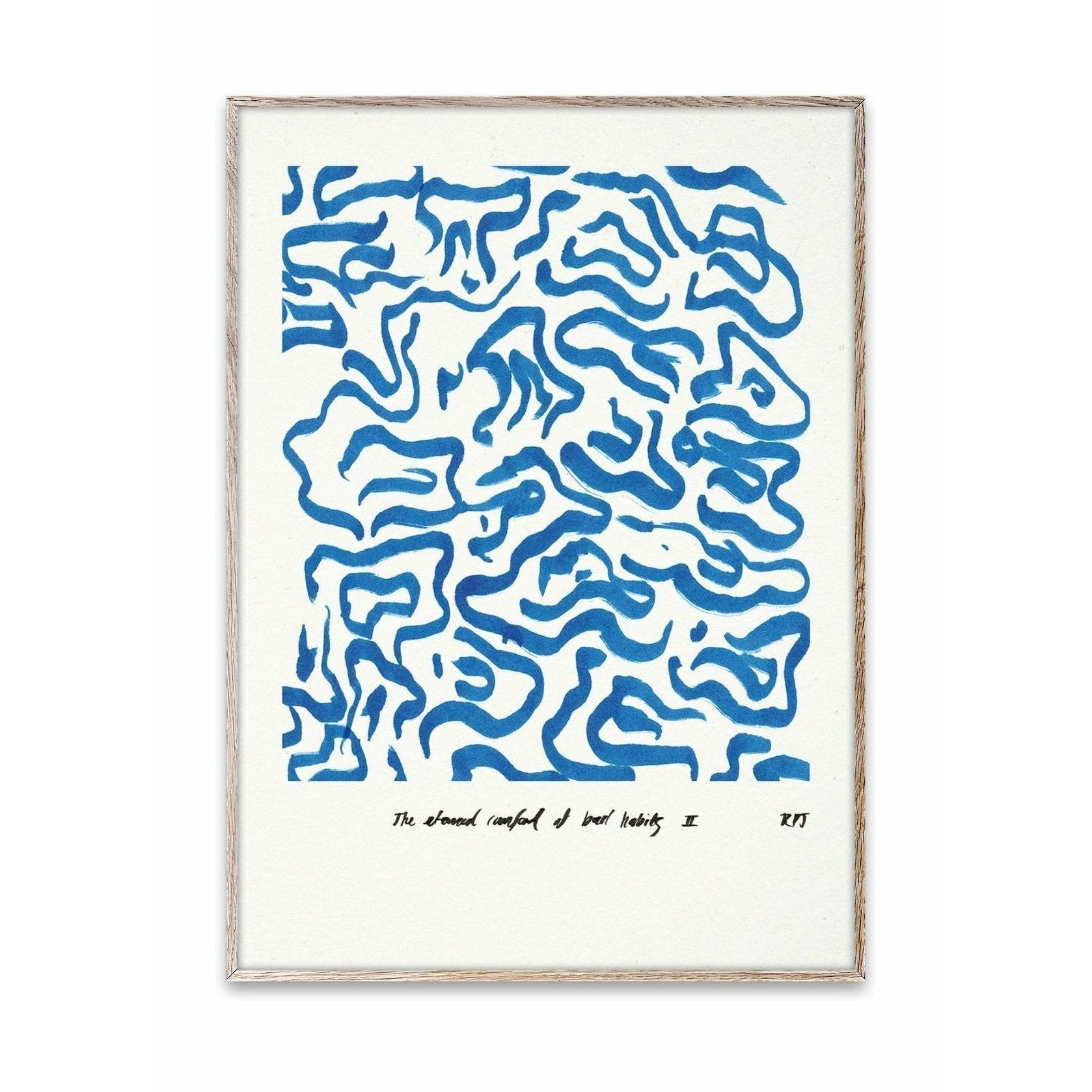 Paper Collective Comfort Poster 30x40 Cm, Blue