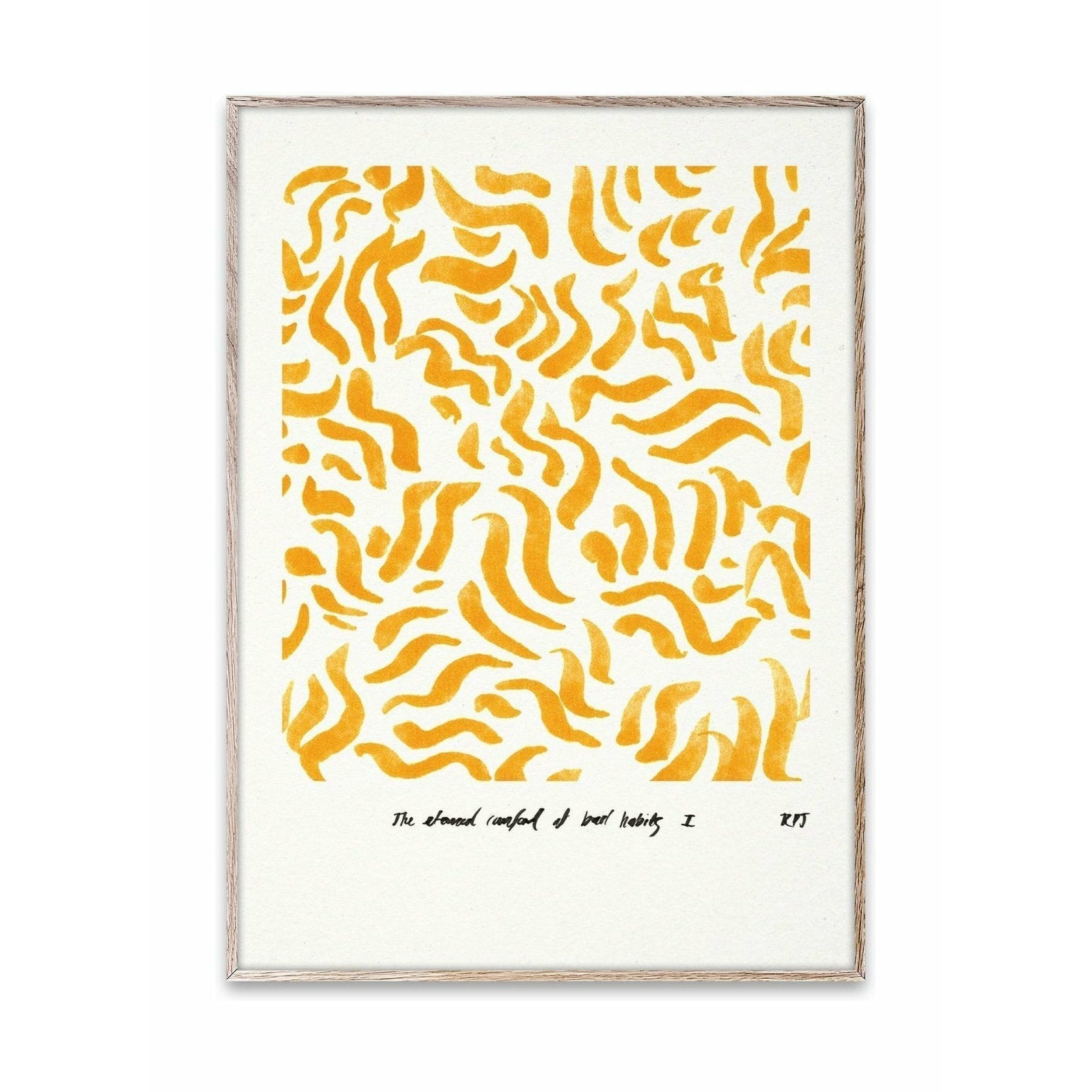 Paper Collective Comfort Poster 50x70 Cm, Yellow