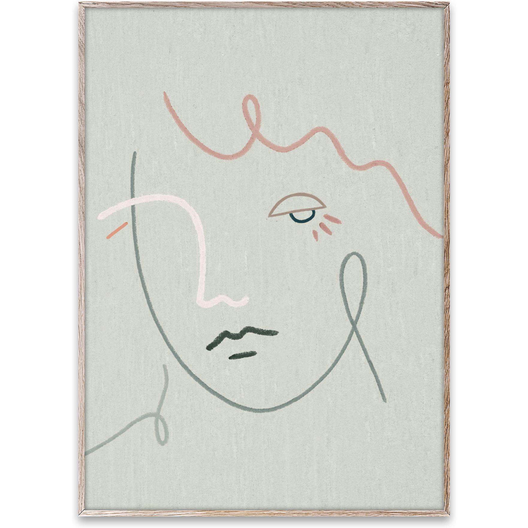 Affiche collective de papier Gertrude, 50x70 cm