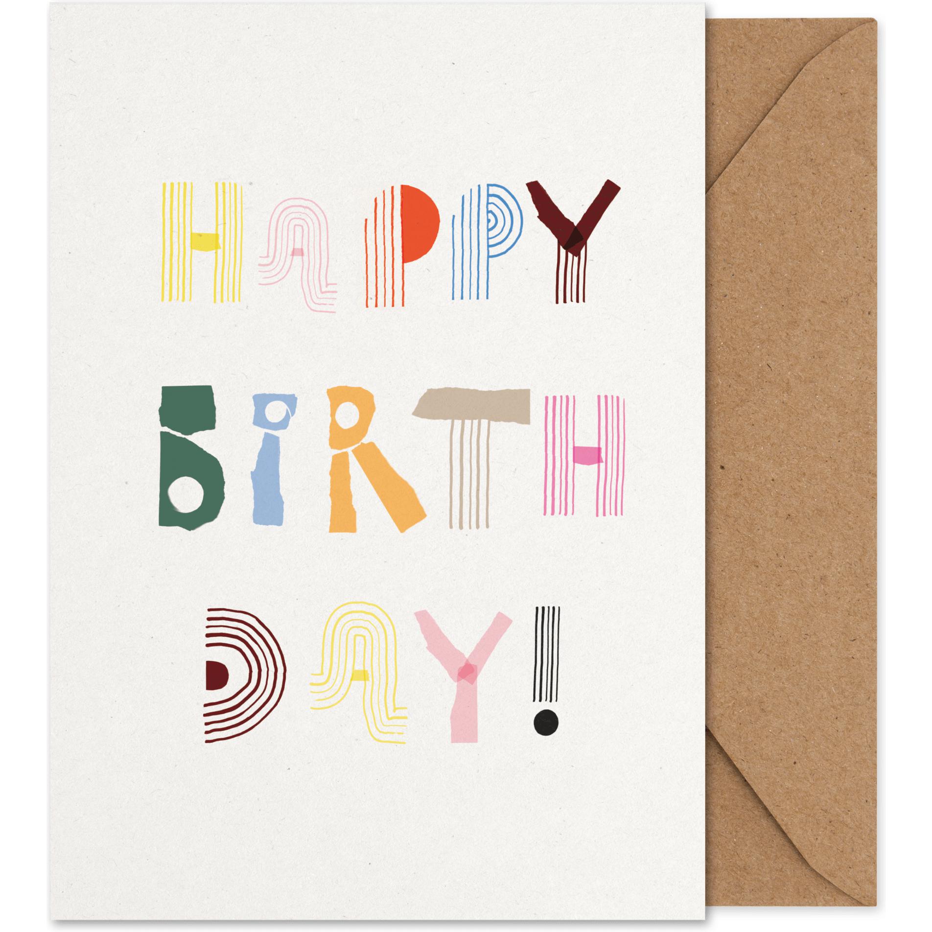 [product_category]-Paper Collective Happy Birthday Art Card-Paper Collective-5713450009626-M3198-PAP-1