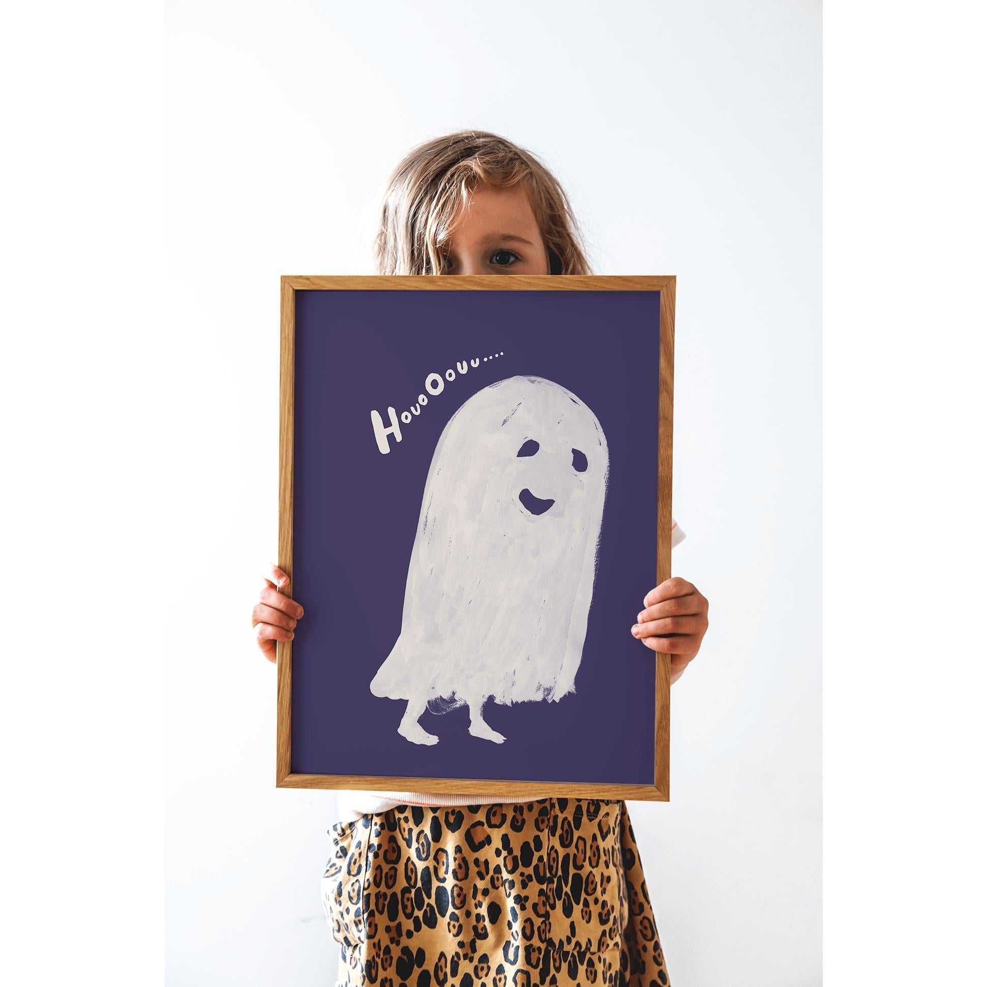 Paper Collective Houo Oouu Poster 50x70 Cm, White