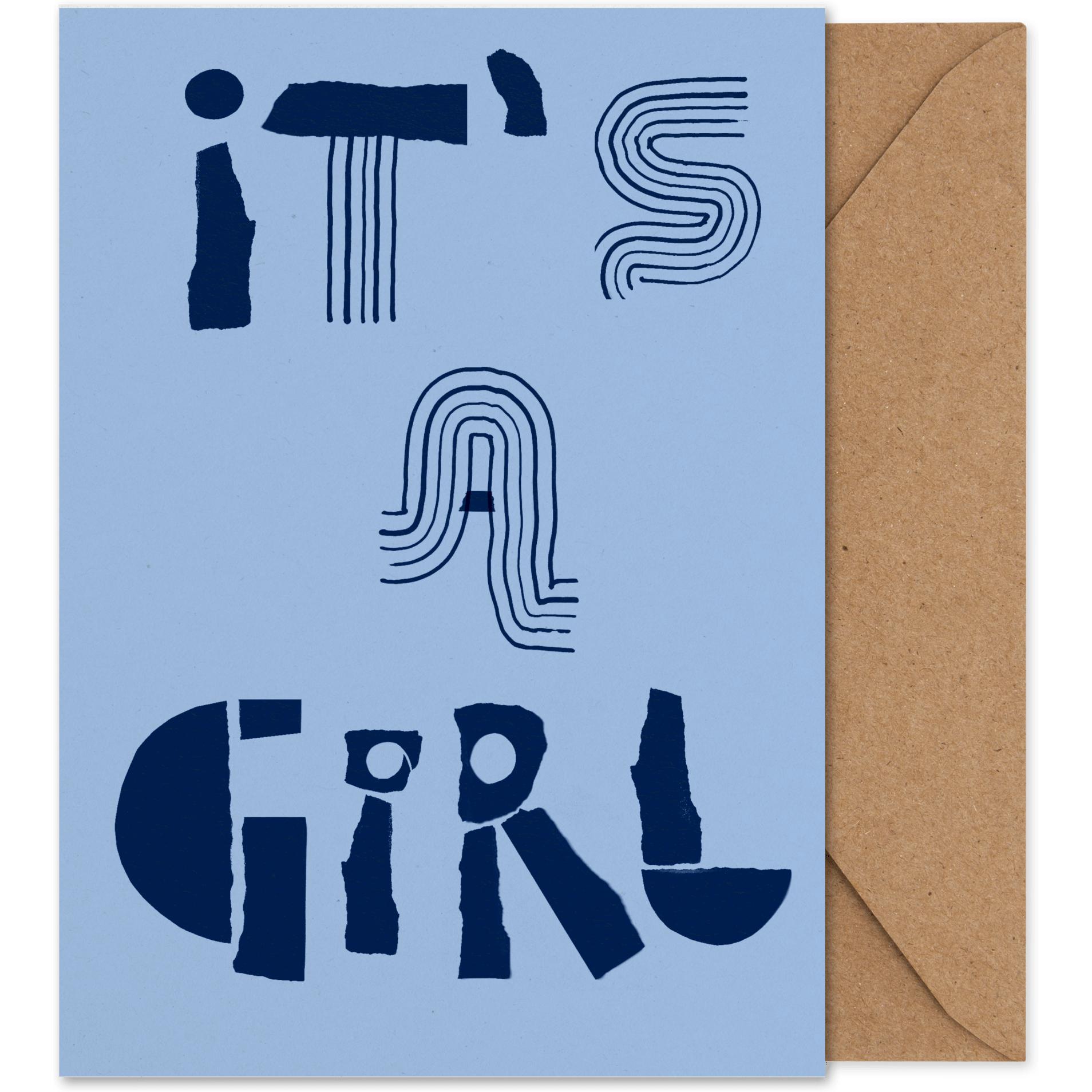 [product_category]-Paper Collective It's A Girl Art Card-Paper Collective-5713450009640-M3200-PAP-1