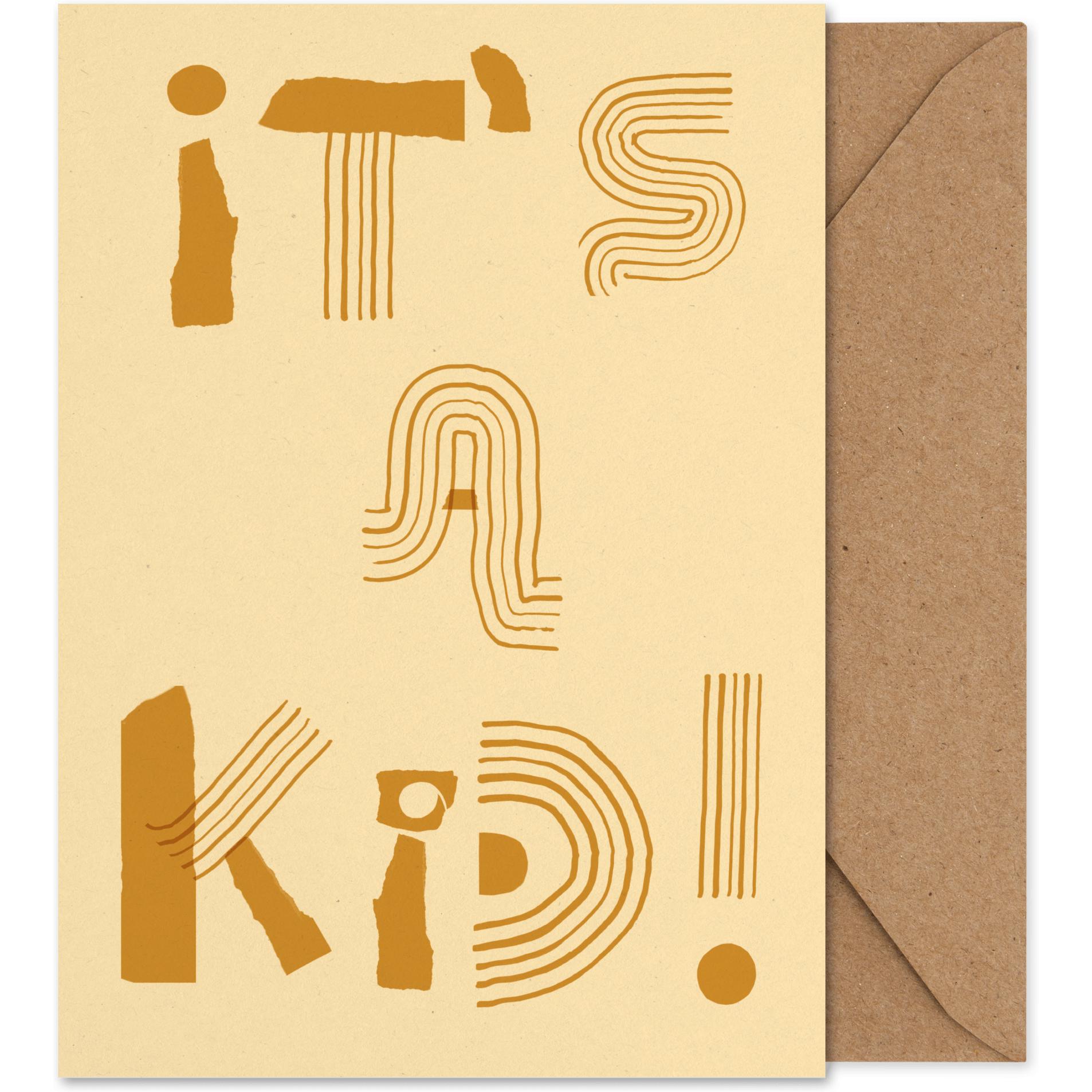 Paper Collective It's A Kid Art Card