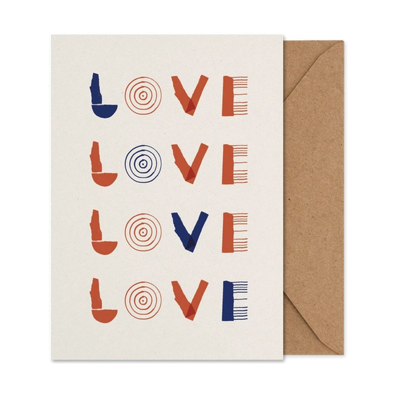 [product_category]-Paper Collective Love Folded Art Card Poster, A5-Paper Collective-5713450014101-M5102-PAP-2