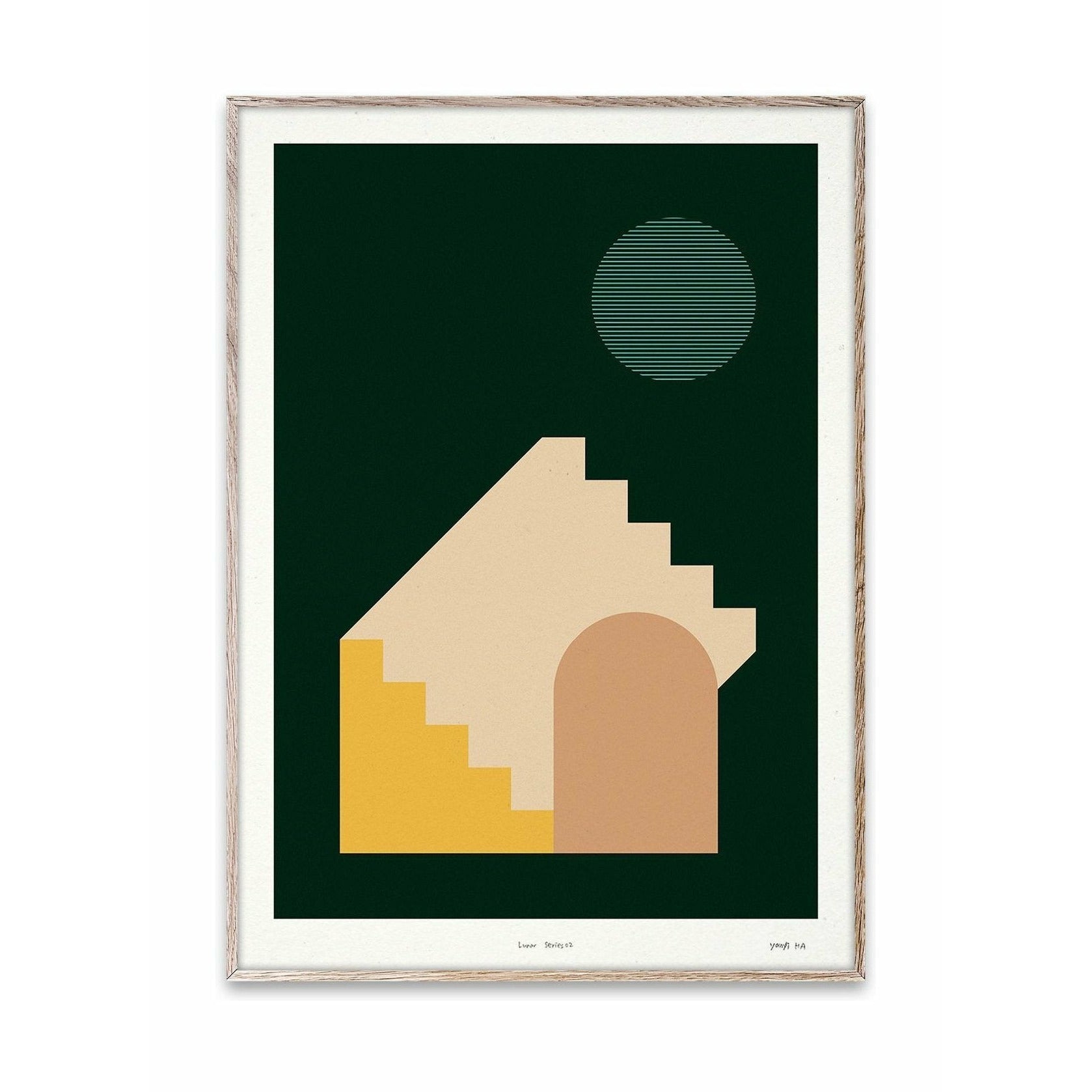 Paper Collective Lunar 02 -plakat, 30x40 cm