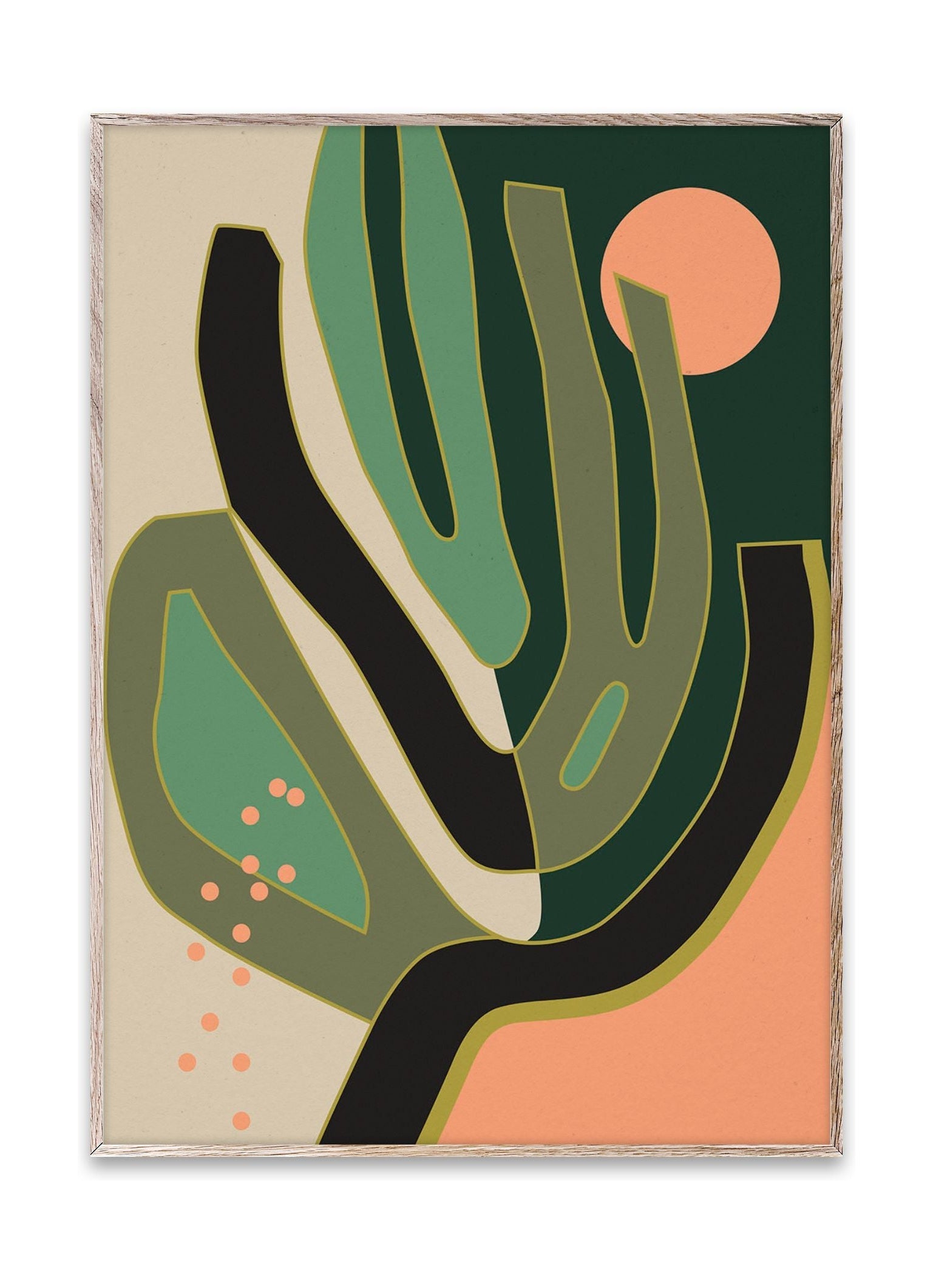 Affiche collective de papier Selva, 30 x40 cm