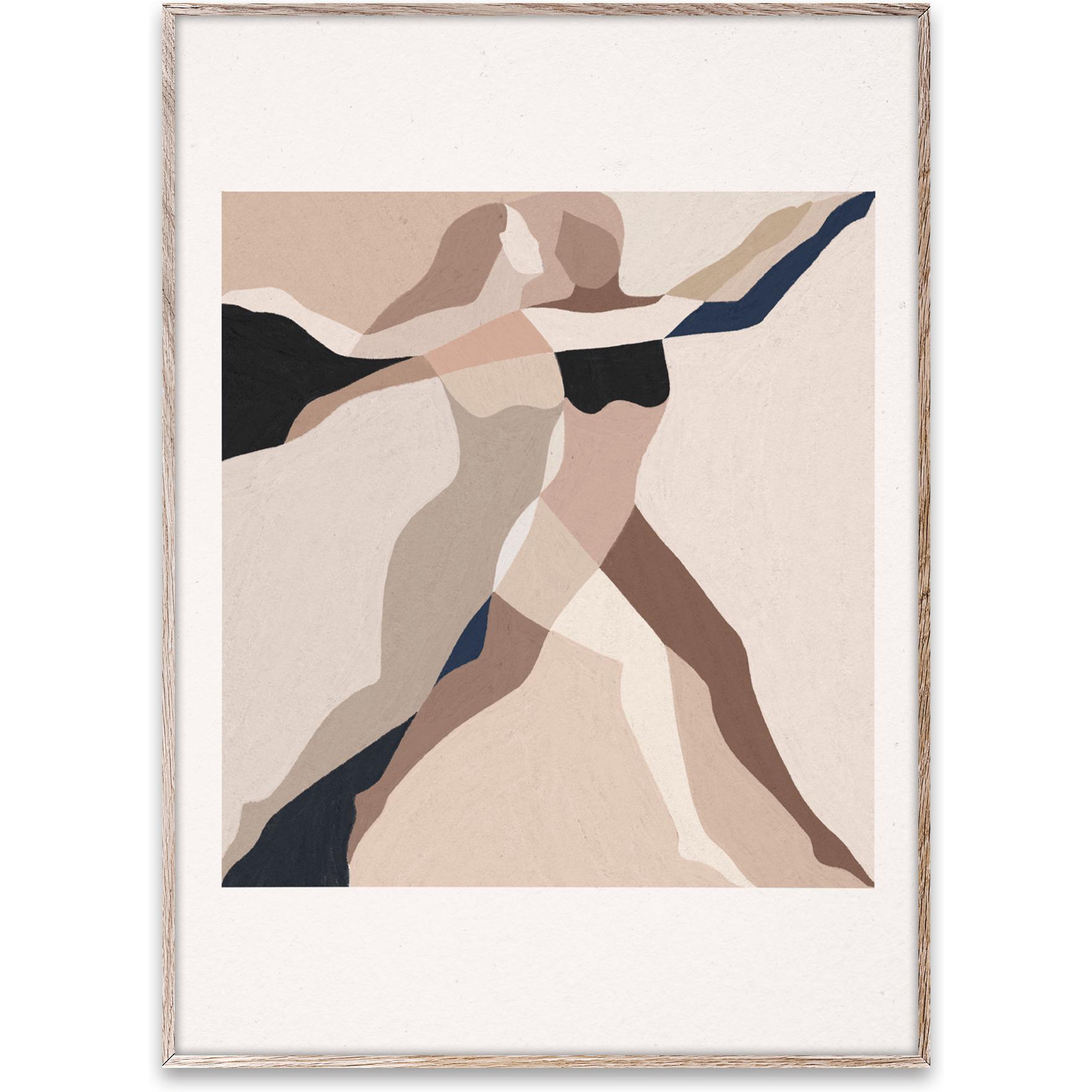 Paper Collective Two Dancers Affiche, 50x70 cm