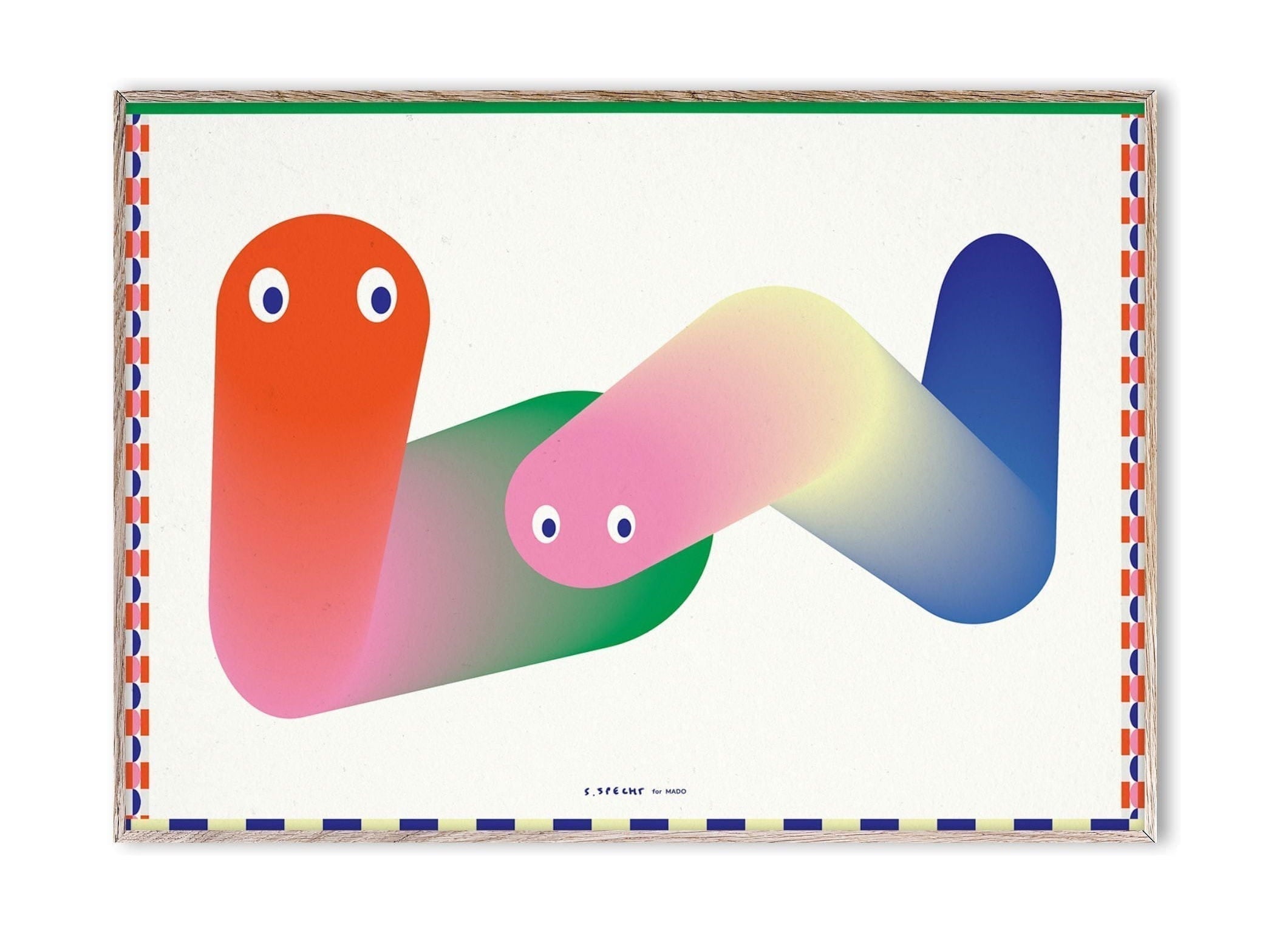 [product_category]-Paper Collective Worms Poster, 30 X40 Cm-Paper Collective-5713450019038-M6006-PAP-1