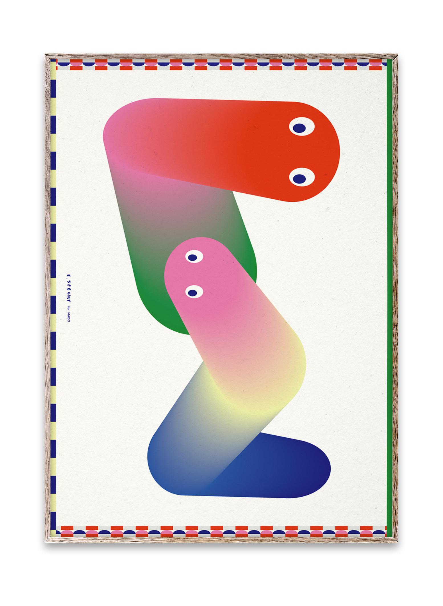 [product_category]-Paper Collective Worms Poster, 50 X70 Cm-Paper Collective-5713450019335-M6027-PAP-1