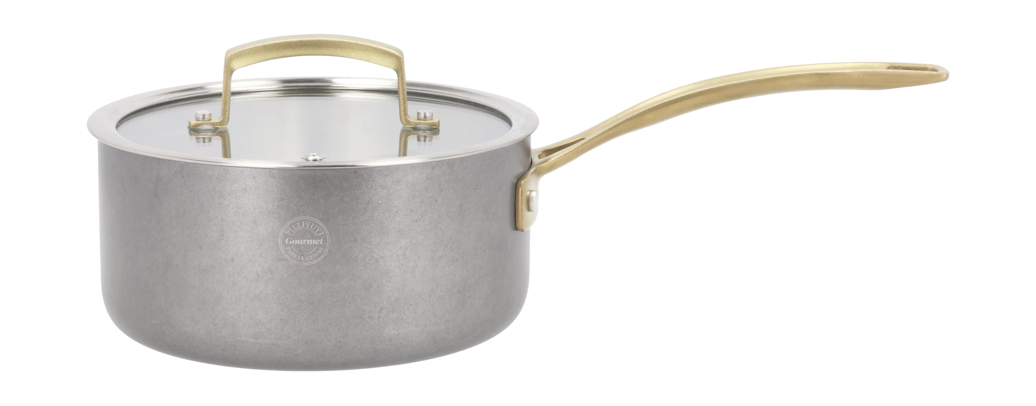 Pillivuyt Gourmet -Verartigungsauflauf mit Deckel Ø18 cm 2 l