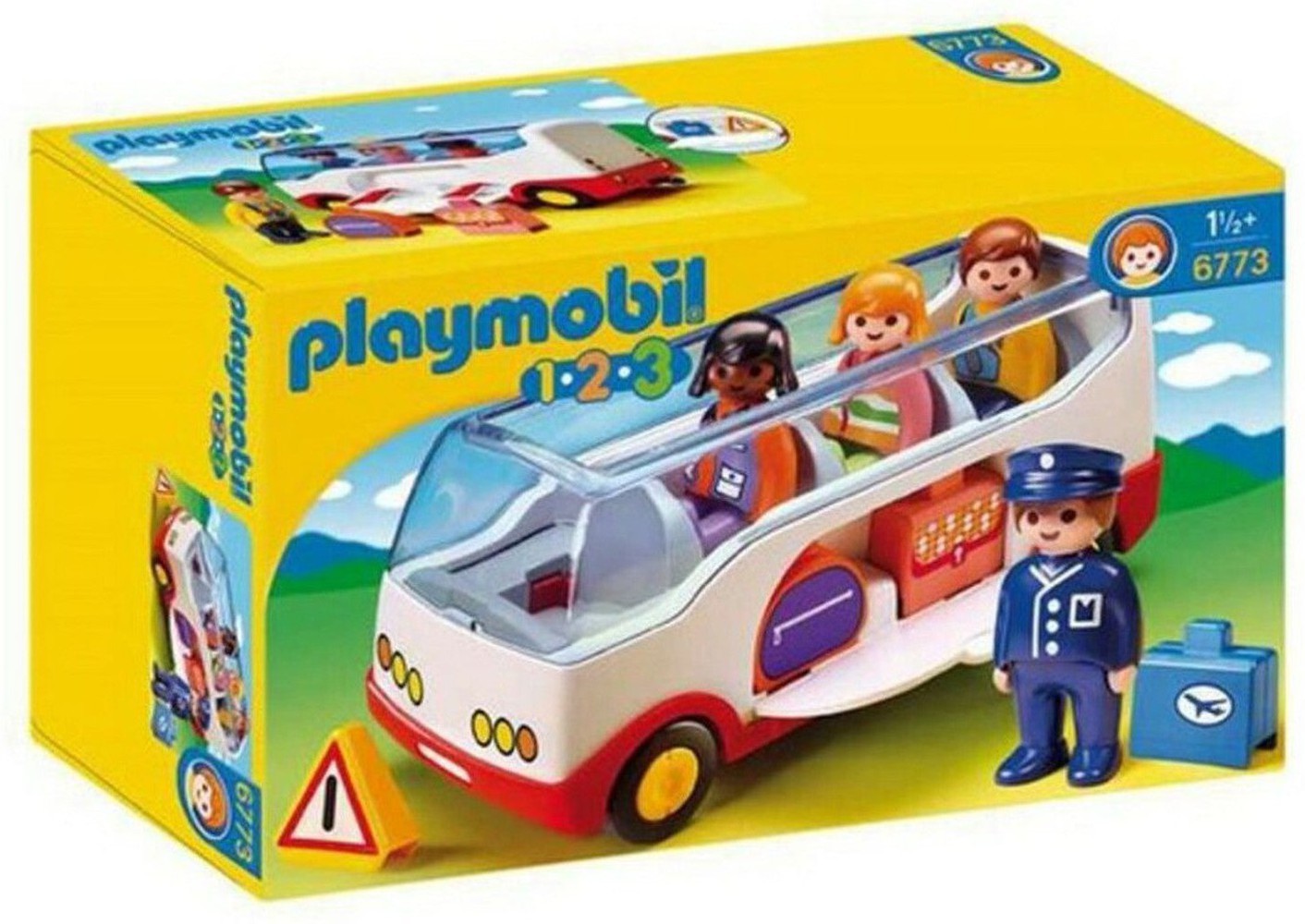 Speelset 1.2.3 Bus Playmobil 6773 Wit